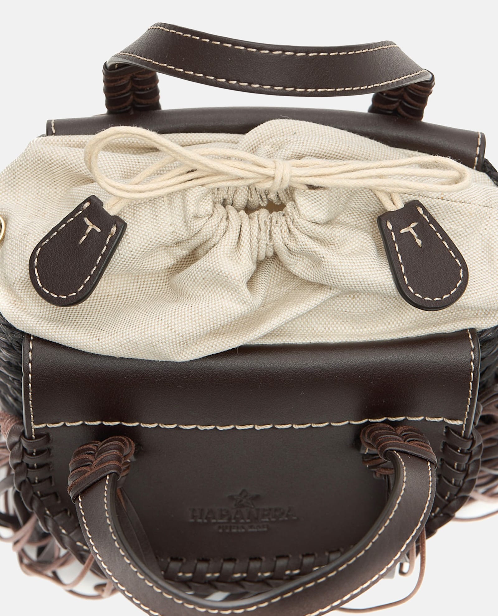 Cuba Lab Habanera Fringes Tote Bag In Brown