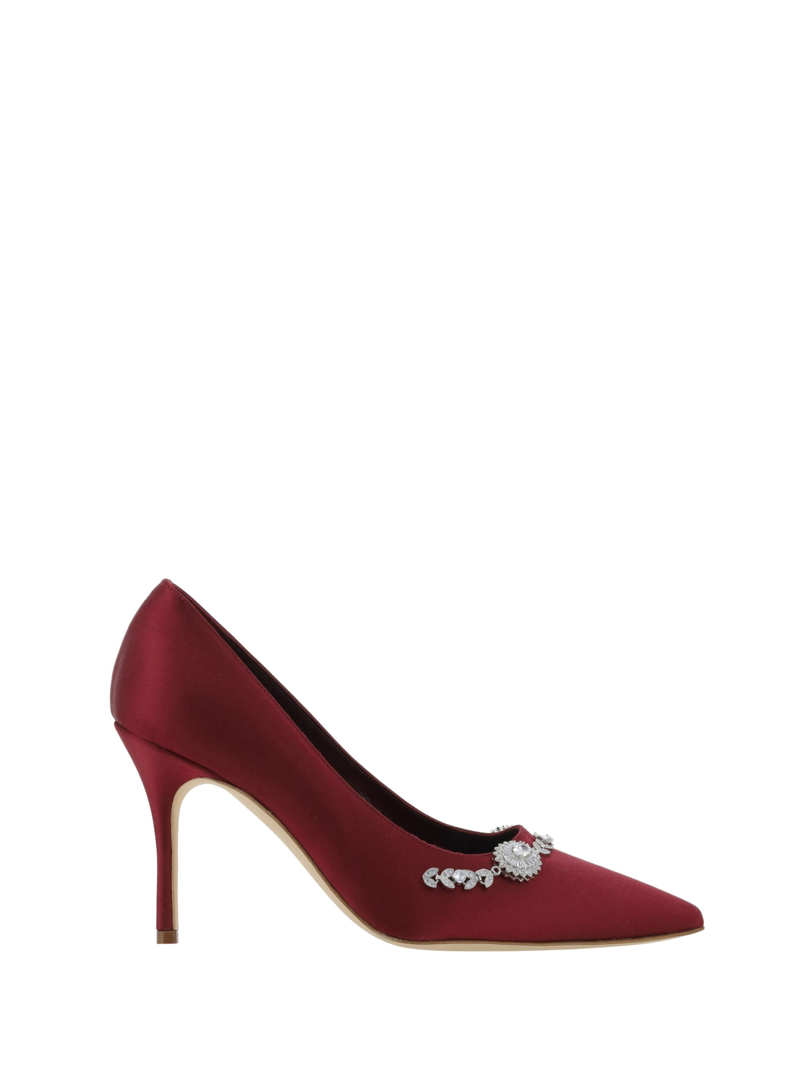 Shop Manolo Blahnik Lamik Pumps In Dred