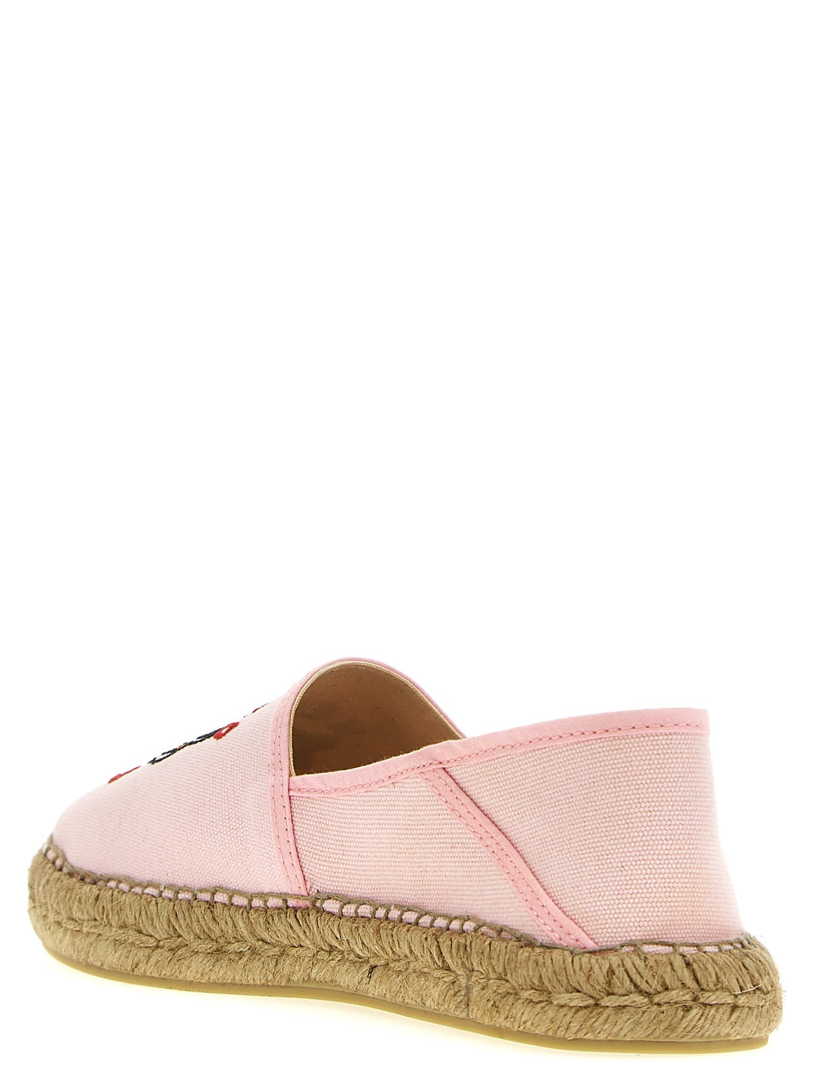 Shop Kenzo Tiger Espadrilles In Pink