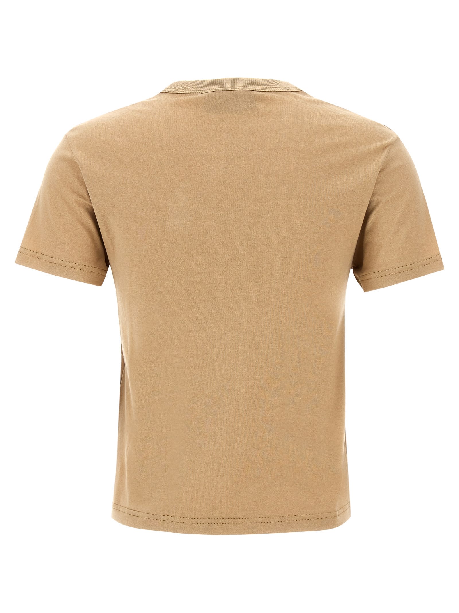 Gucci Incrocio Gg E Web T-shirt In Sand