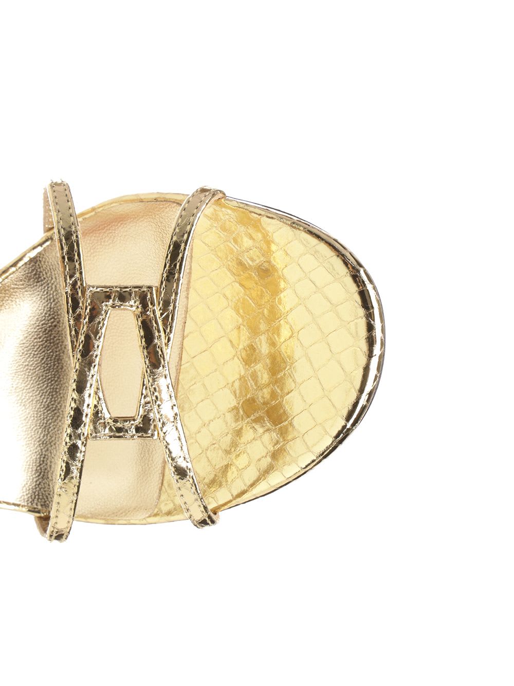 Jimmy Choo Leo Sandal In Gold