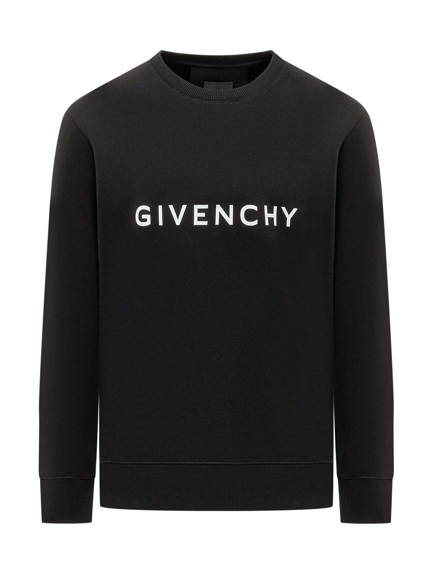 Shop Givenchy Sweatshirt With  Logo In Black