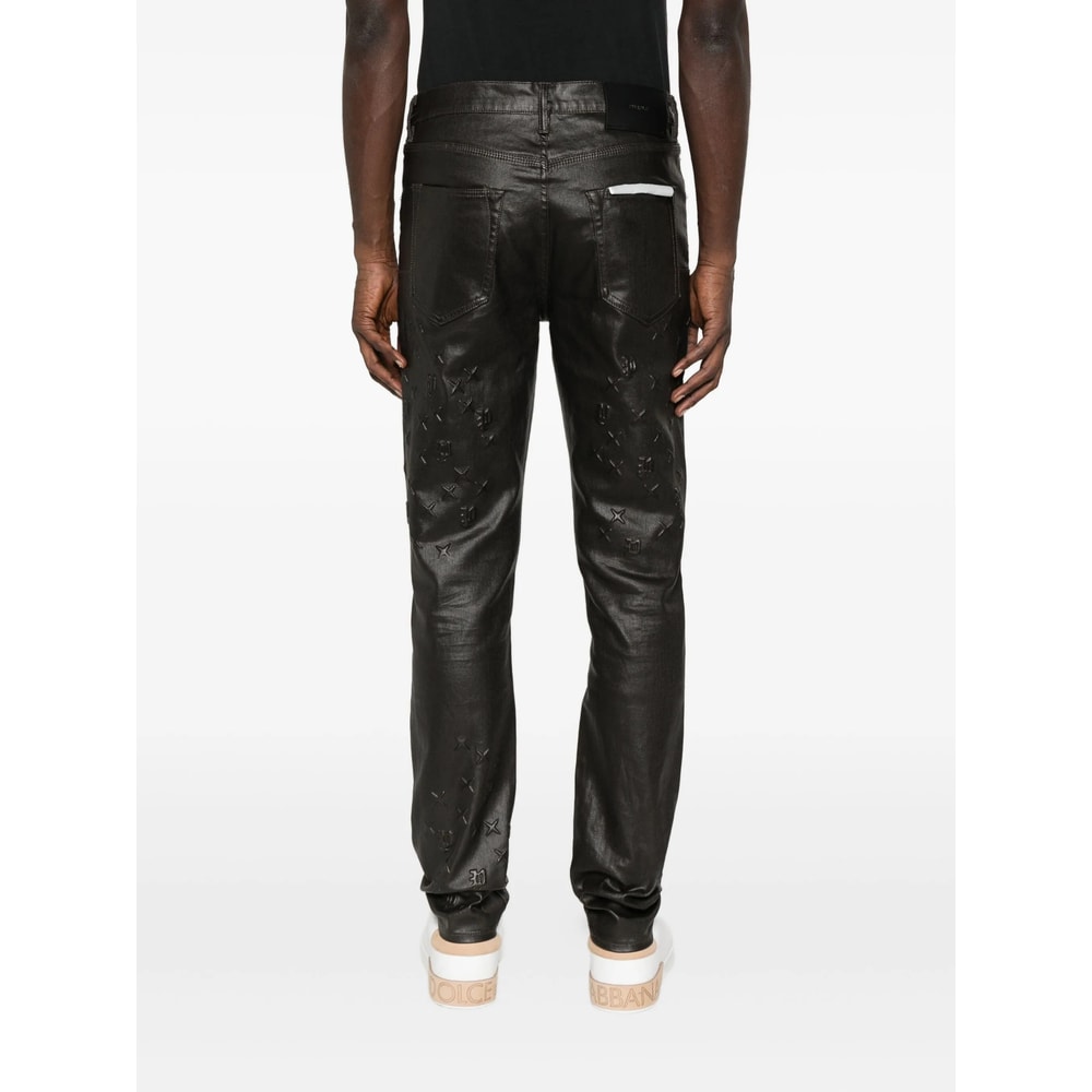 Purple Brand Denim Skinny Jeans In Black