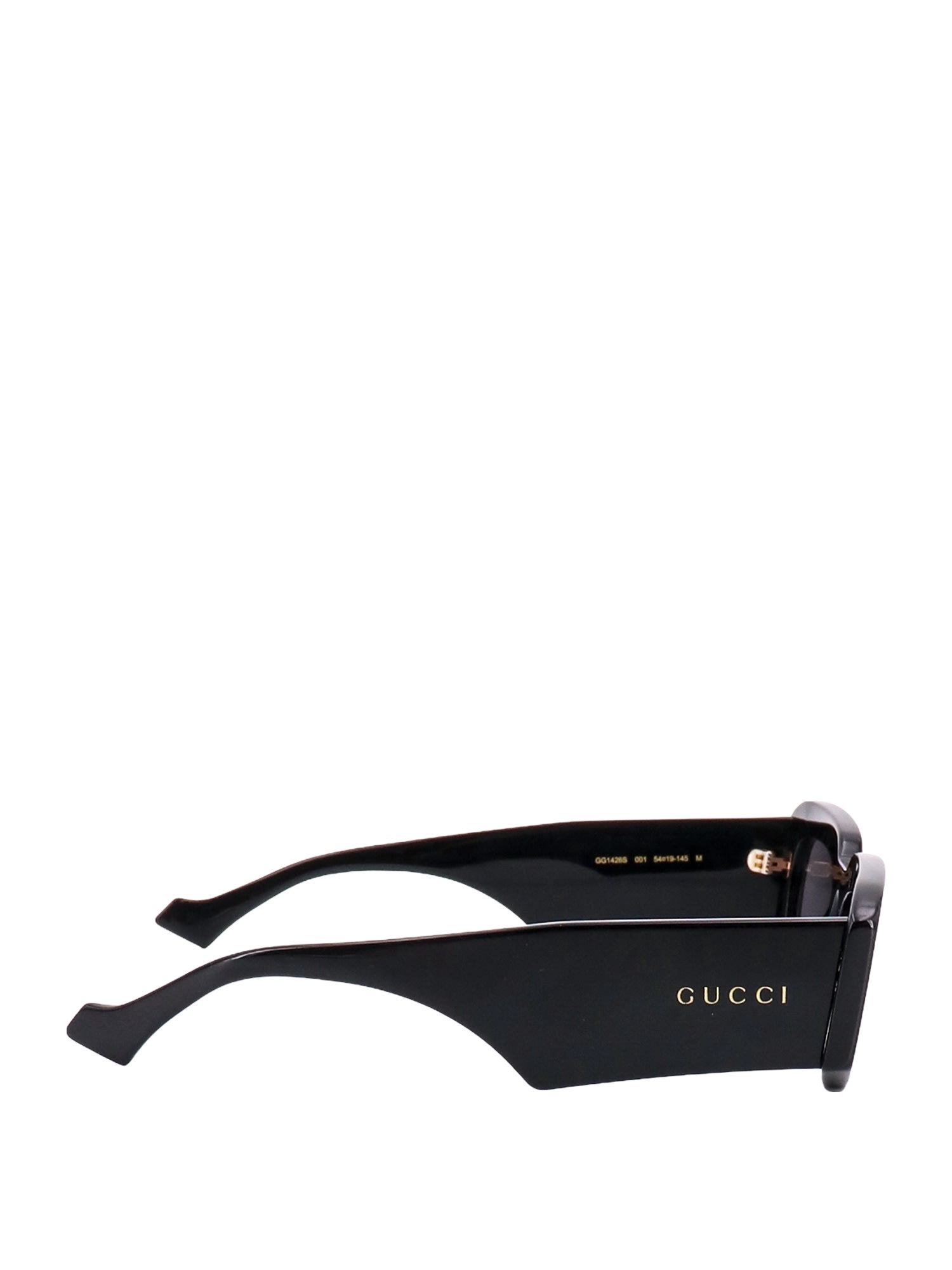 Gucci Rectangular Sunglasses In Black