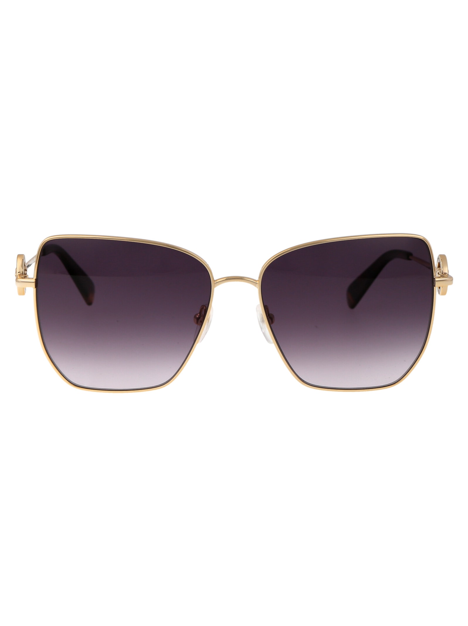 Shop Longchamp Lo169s Sunglasses In 723 Gold