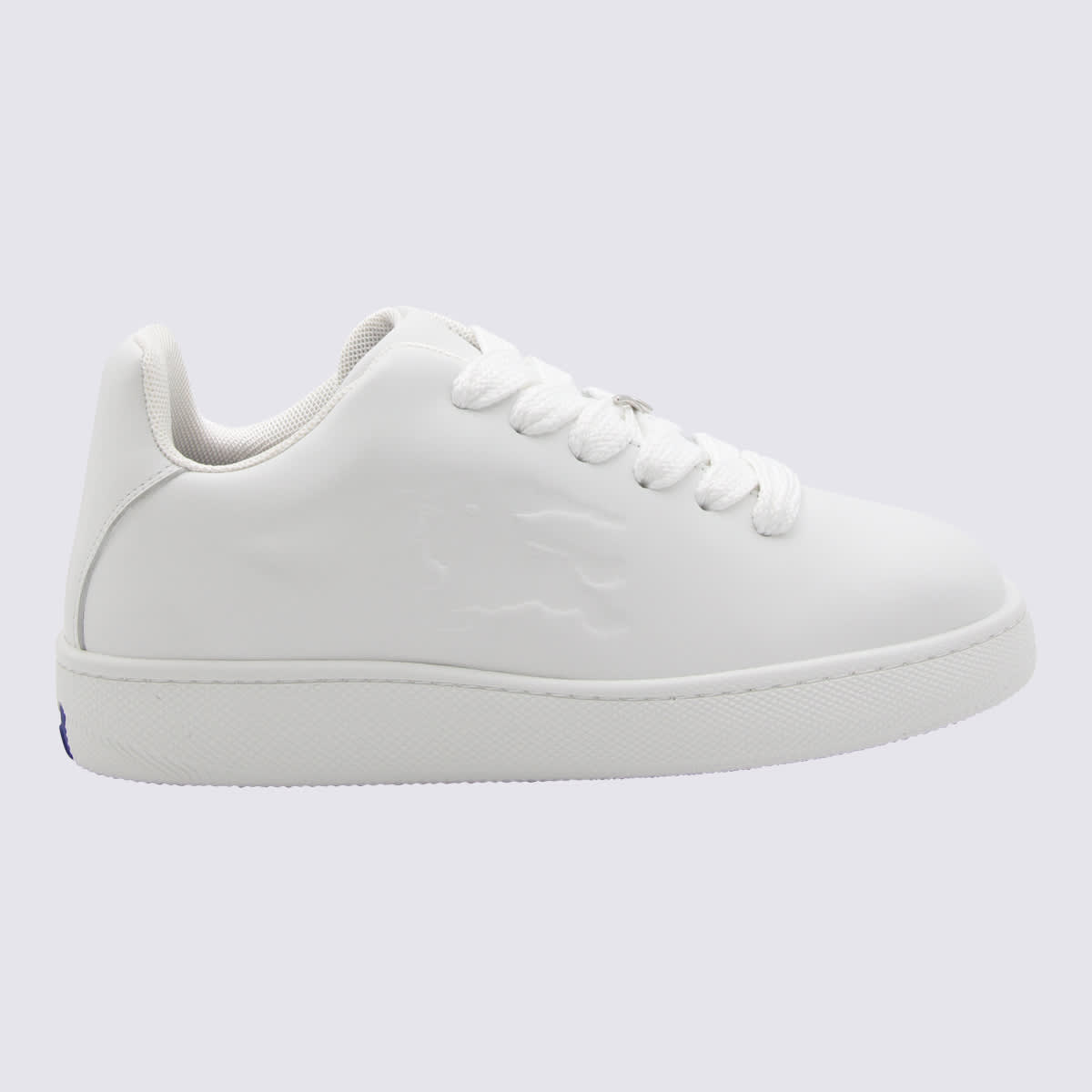 Burberry White Leather Trainers