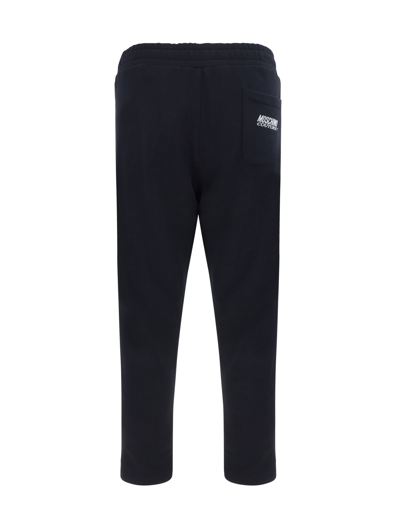 Shop Moschino Sweatpants In Multi/black