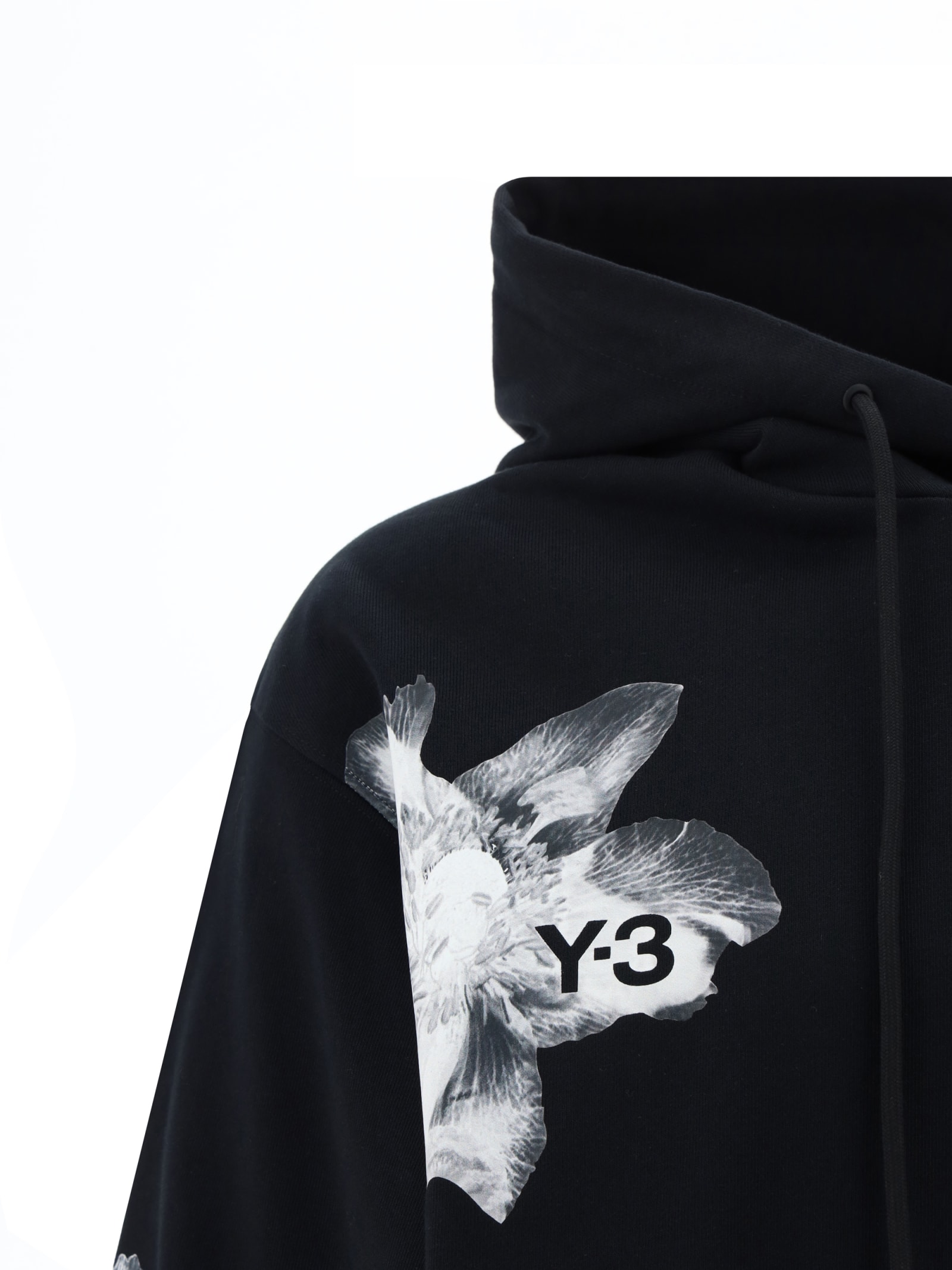 Shop Y-3 Hoodie In Black