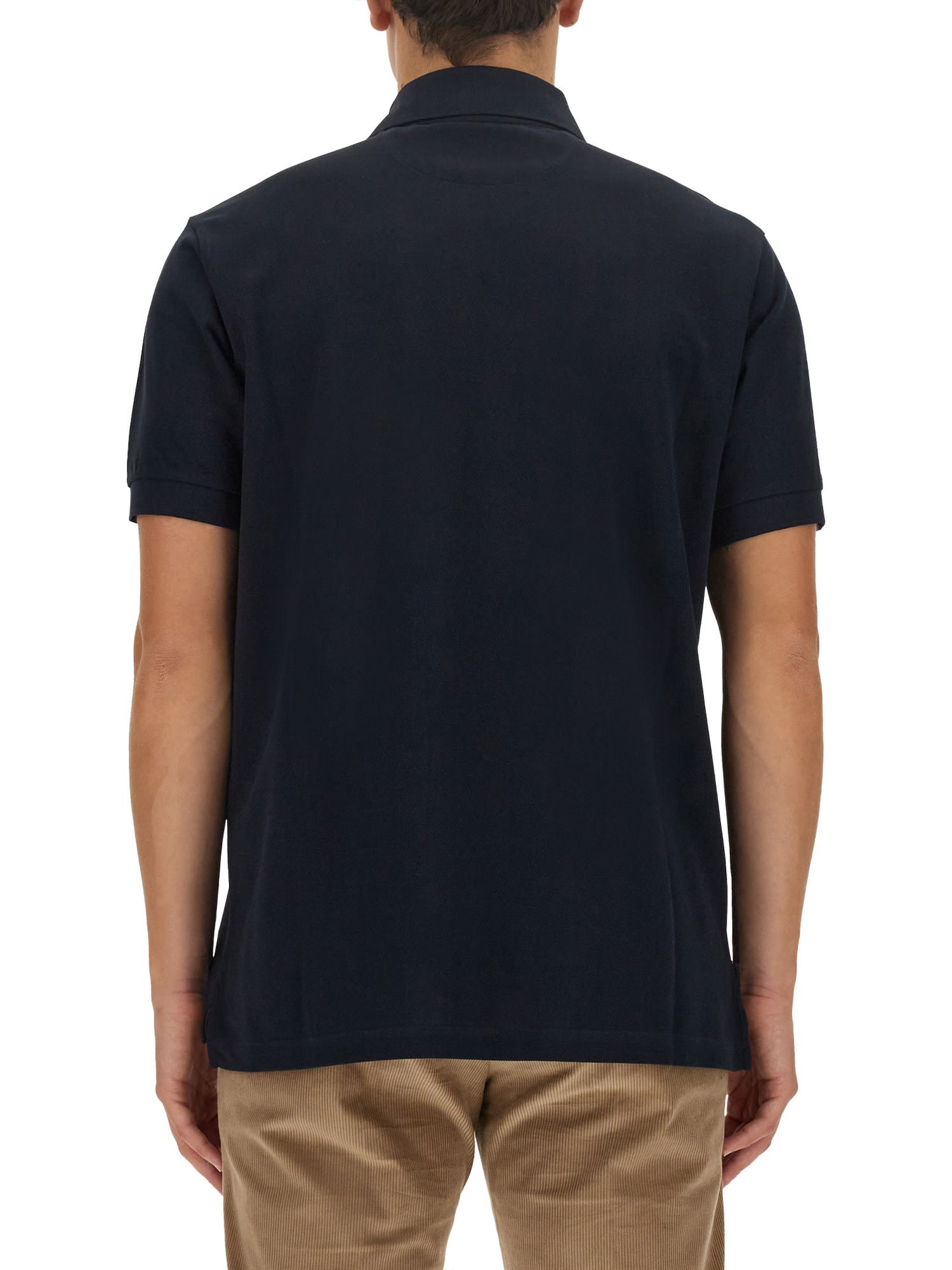 Shop Paul Smith Regular Fit Polo Shirt In Ink