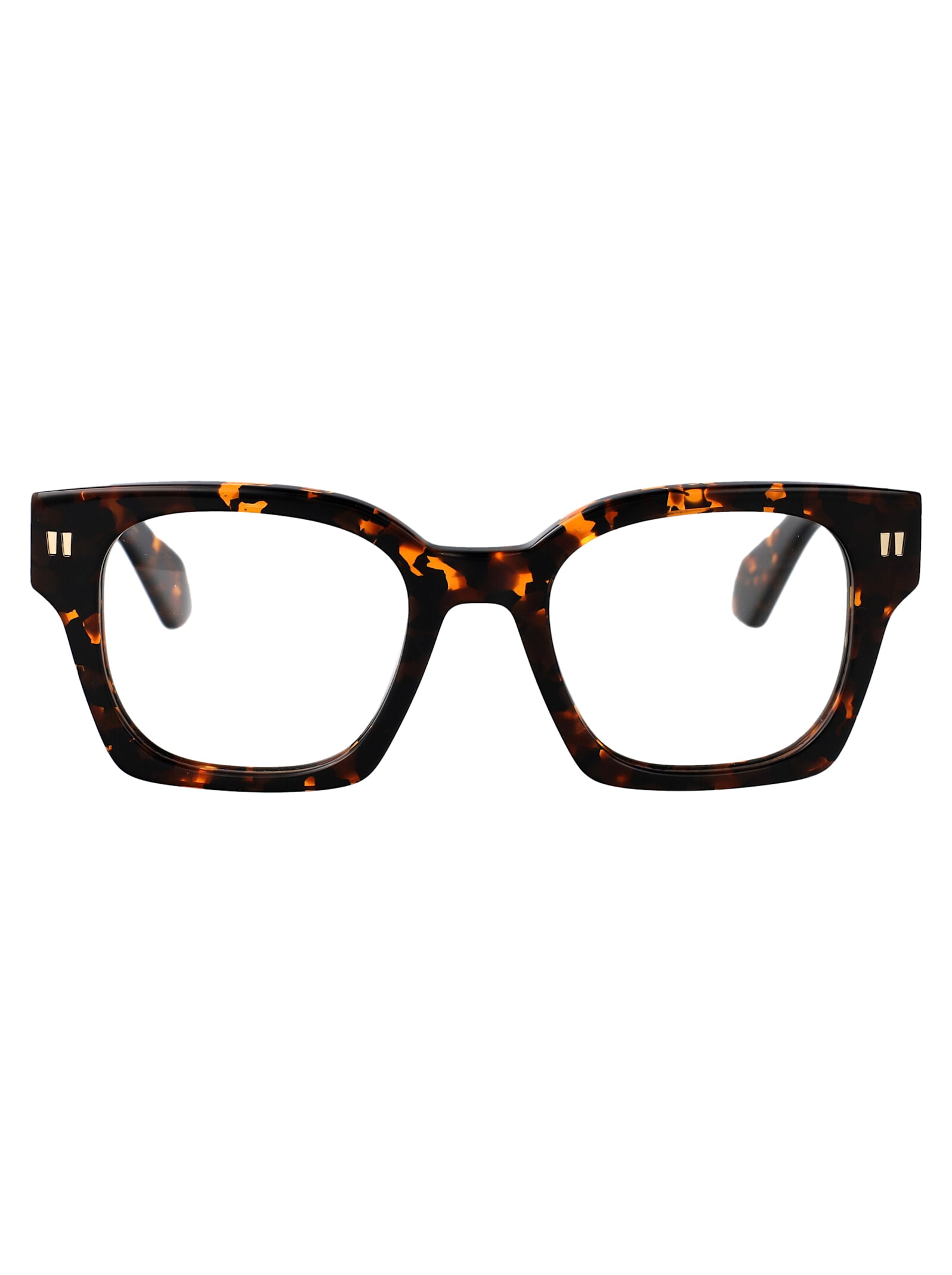 Off-white Off White Oerj077 Style 77 1000 Black Glasses In Havana