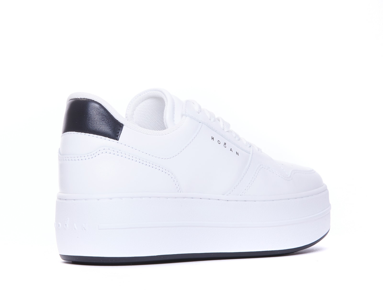 Shop Hogan Logo Sided Sneakers In C