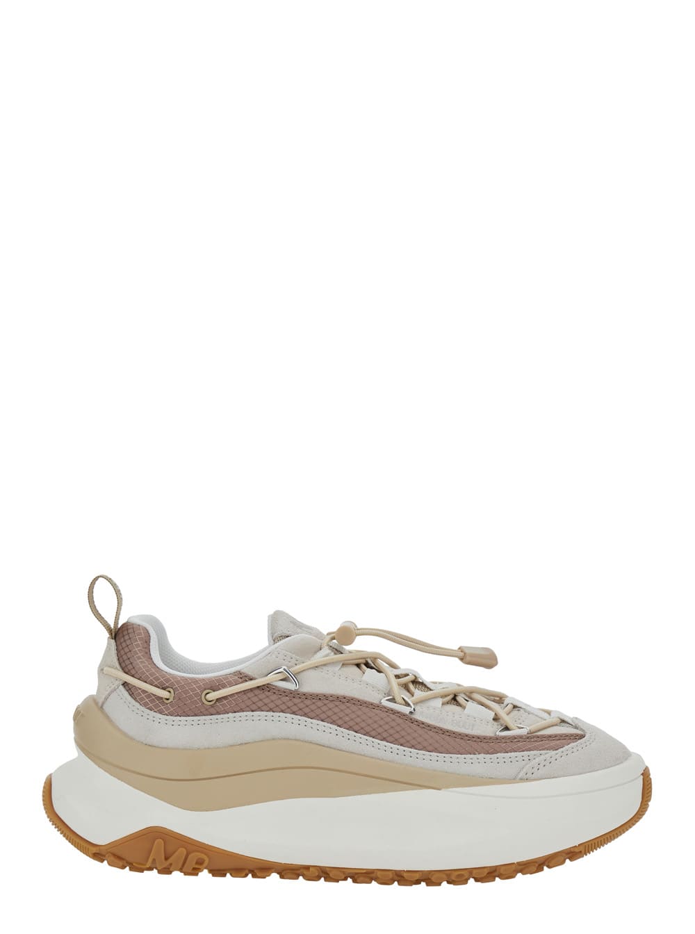 Moon Boot Lace-up Platform Sneakers In Neutral
