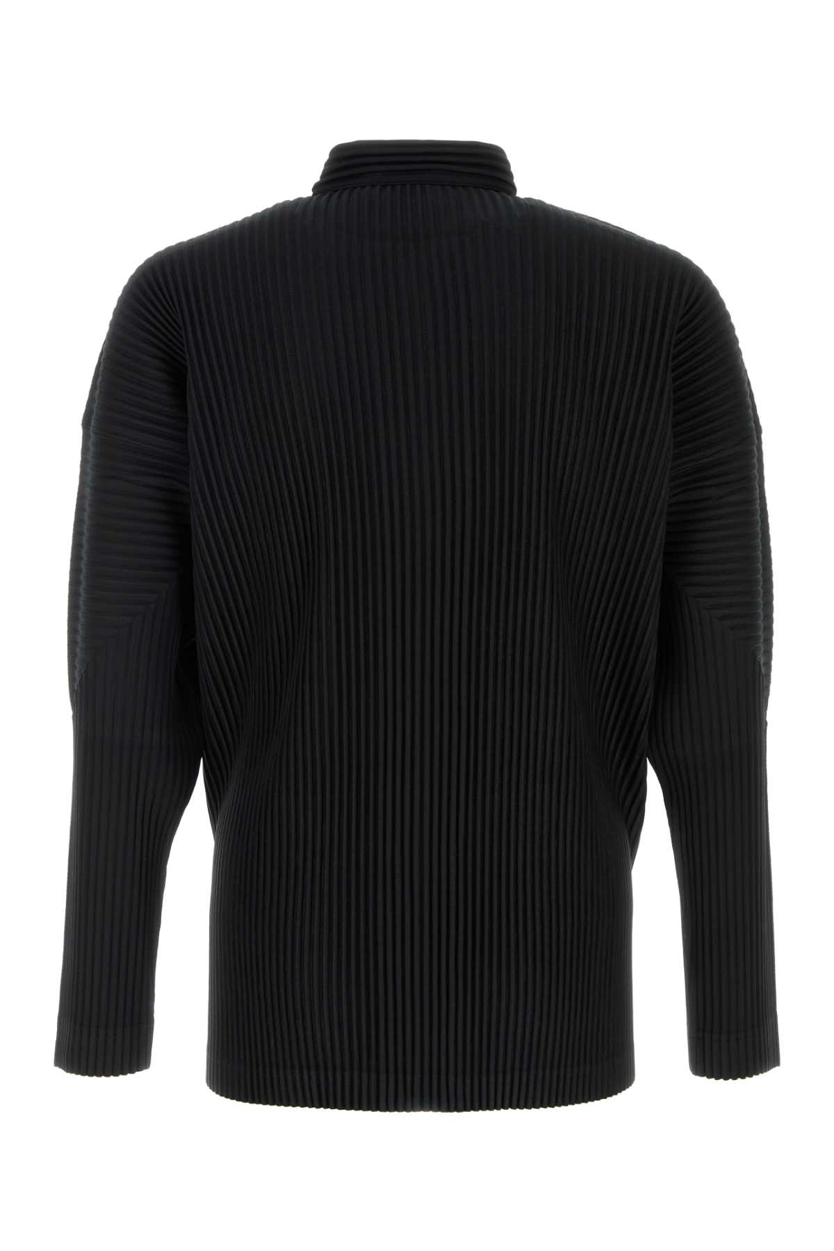 Shop Issey Miyake Black Polyester Shirt