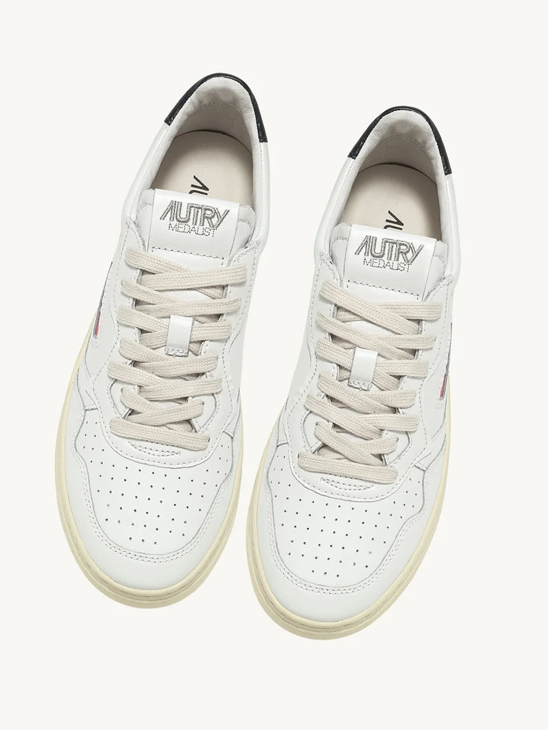 Shop Autry Medalist Sneakers In White