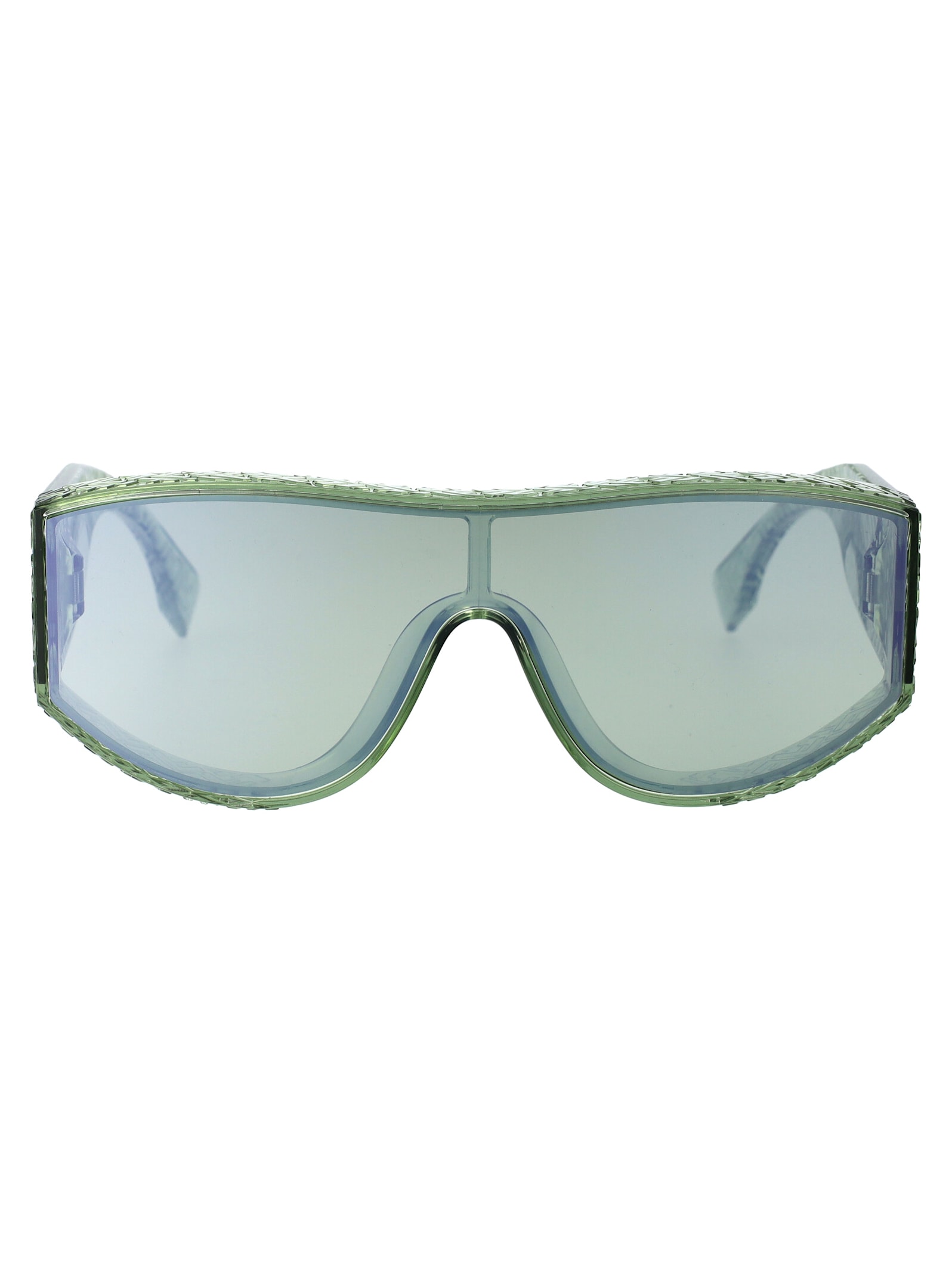 Fendi Lab Sunglasses In Green