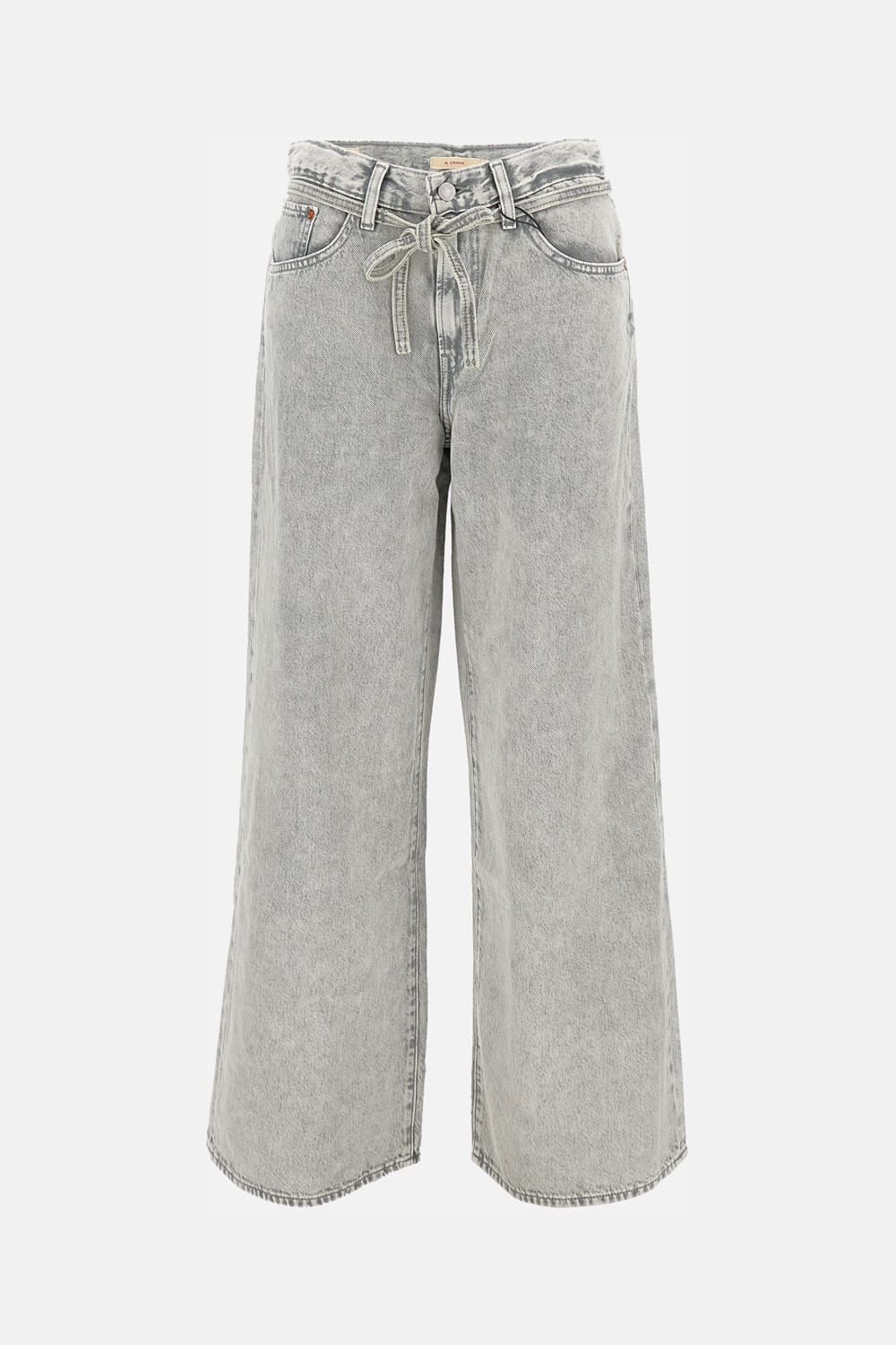 Levi's Womens Grey Xl Straight-leg Denim Jeans In Gray