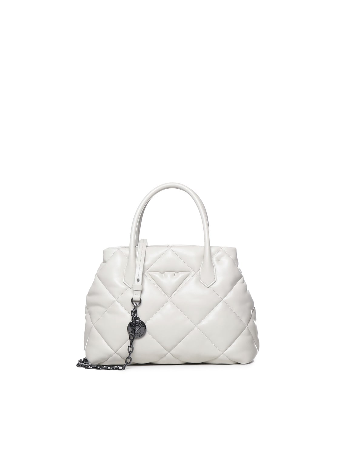 EMPORIO ARMANI QUILTED EFFECT HAND BAG