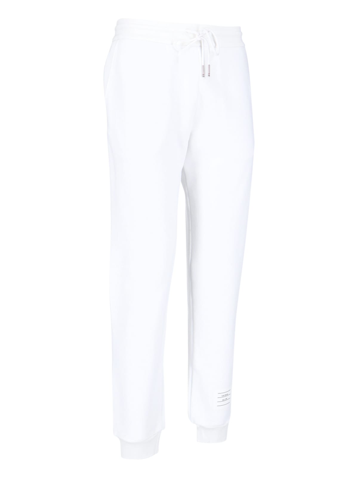 Shop Thom Browne Tricolor Detail Sporty Pants In White