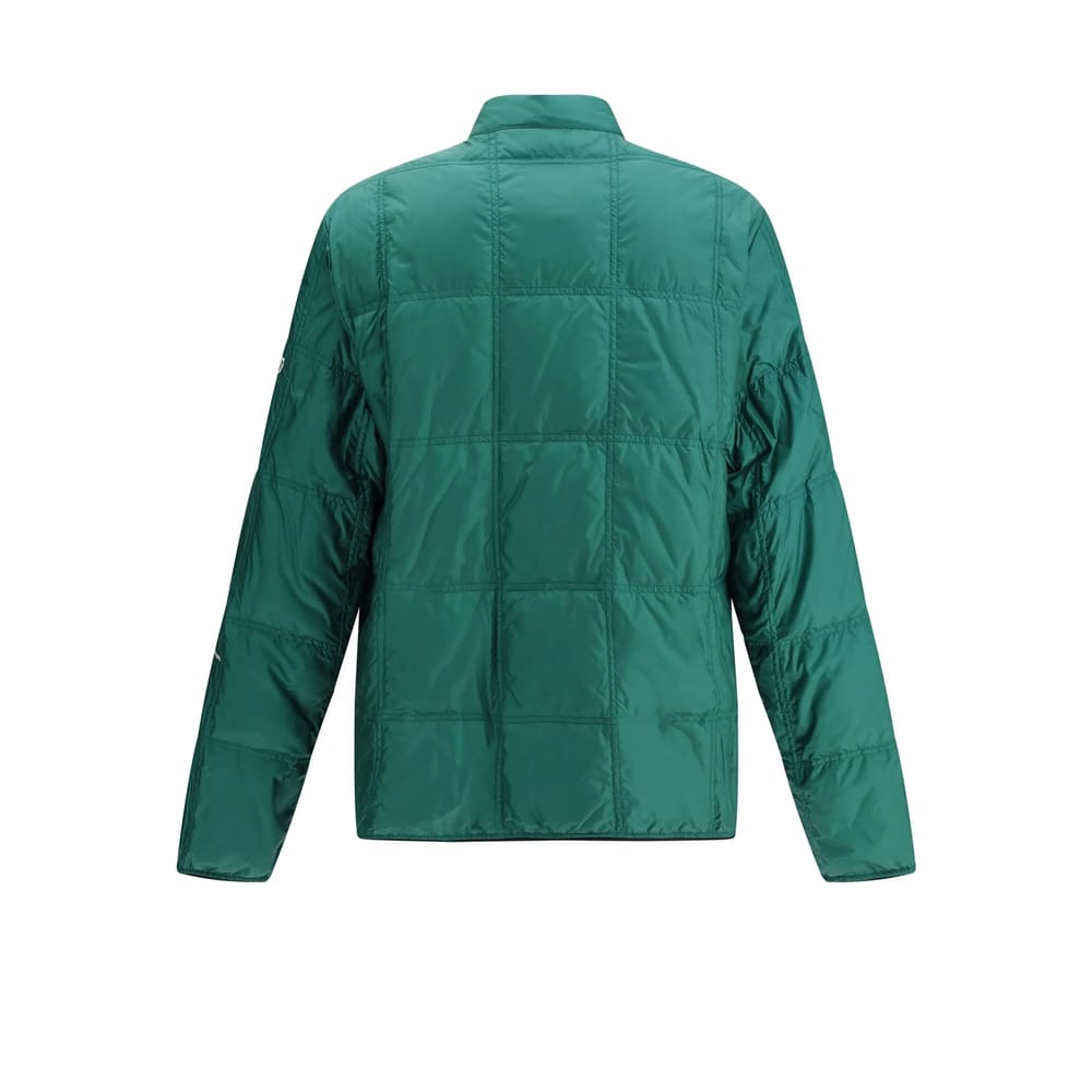 Moncler Genius Men Jayel Jacket Recycled Matt Longue Saison With Quilting Fragment In Green