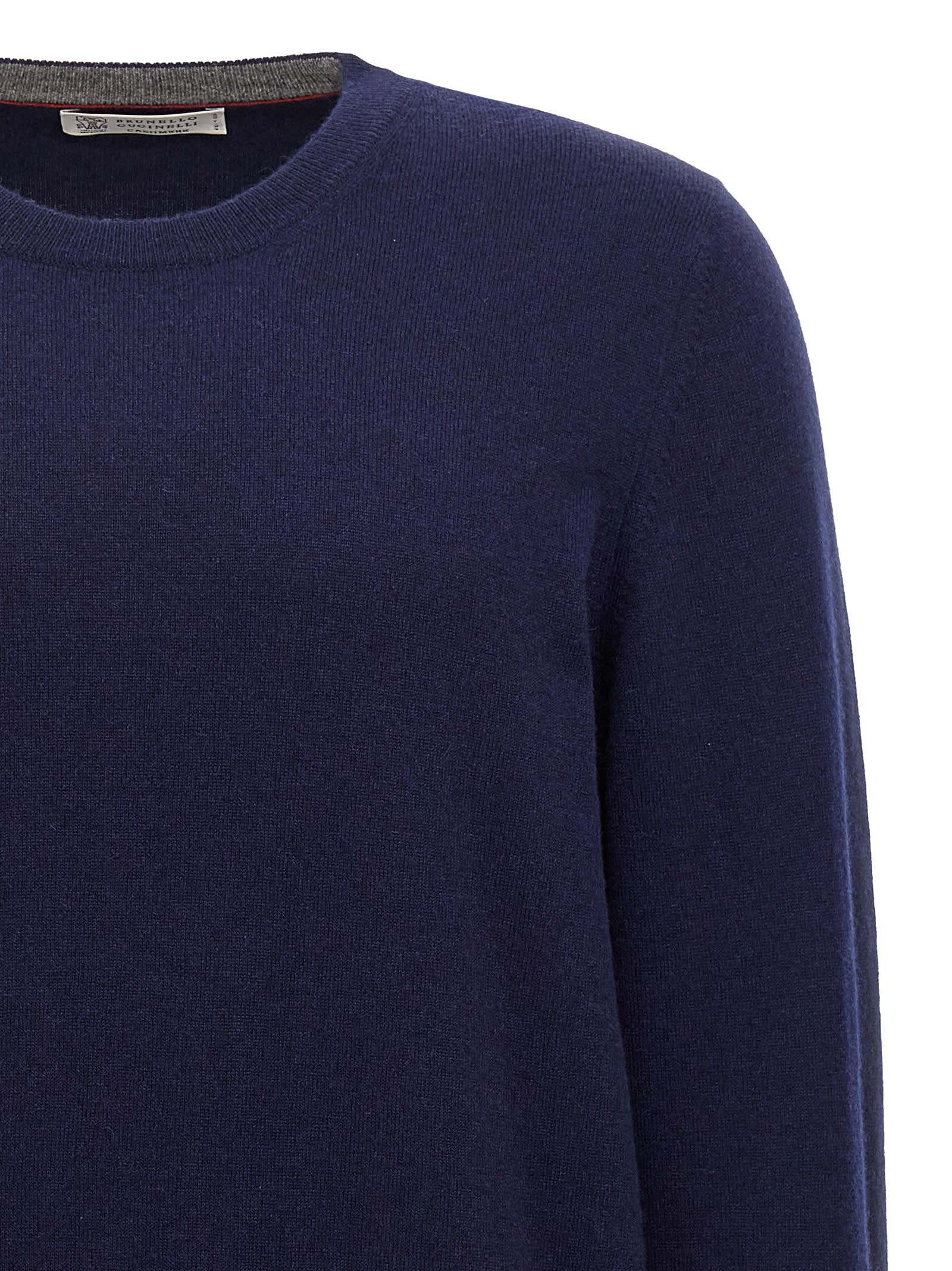 Shop Brunello Cucinelli Cashmere Sweater In Blue