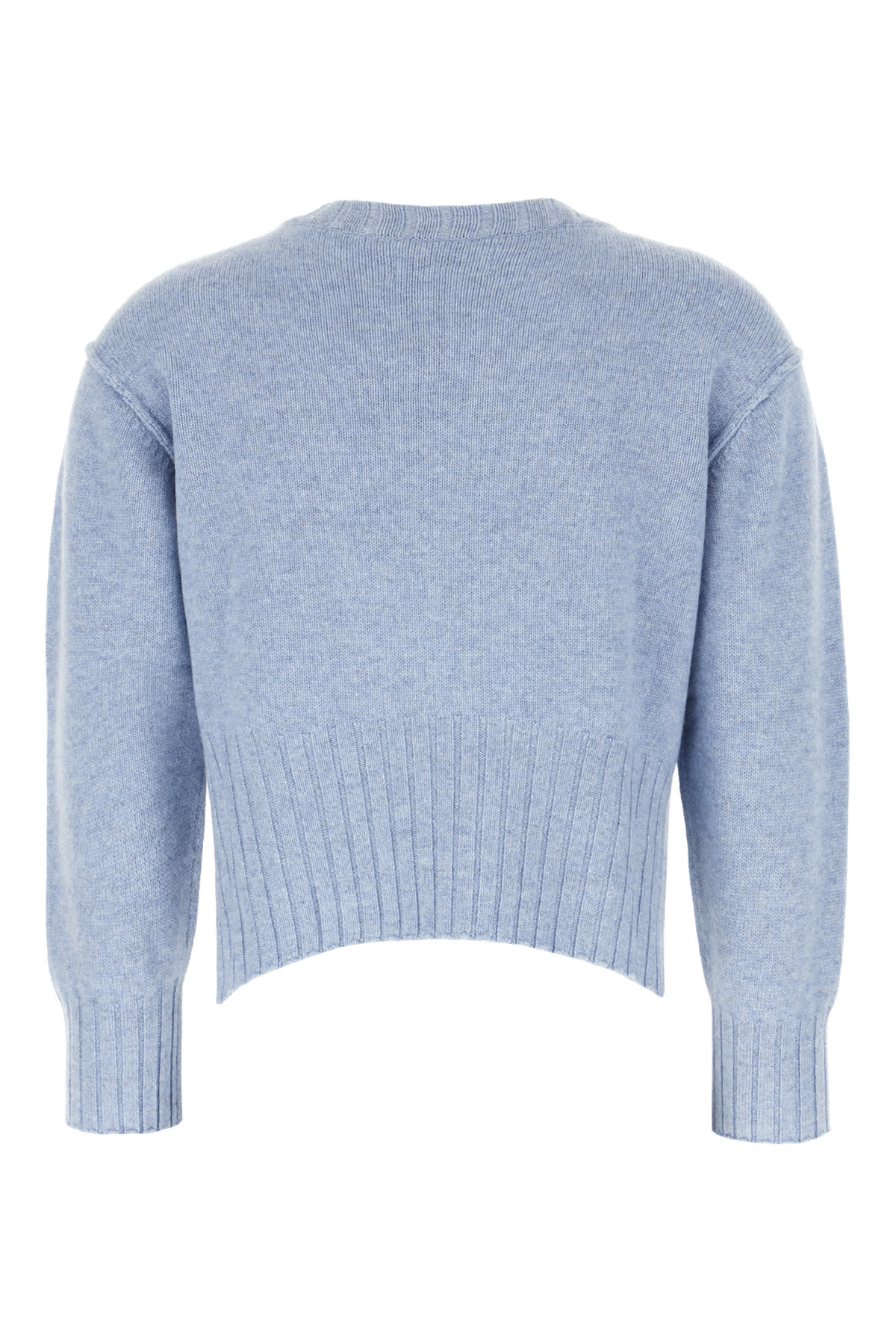 LOULOU STUDIO POWDER BLUE CASHMERE LIAN SWEATER 