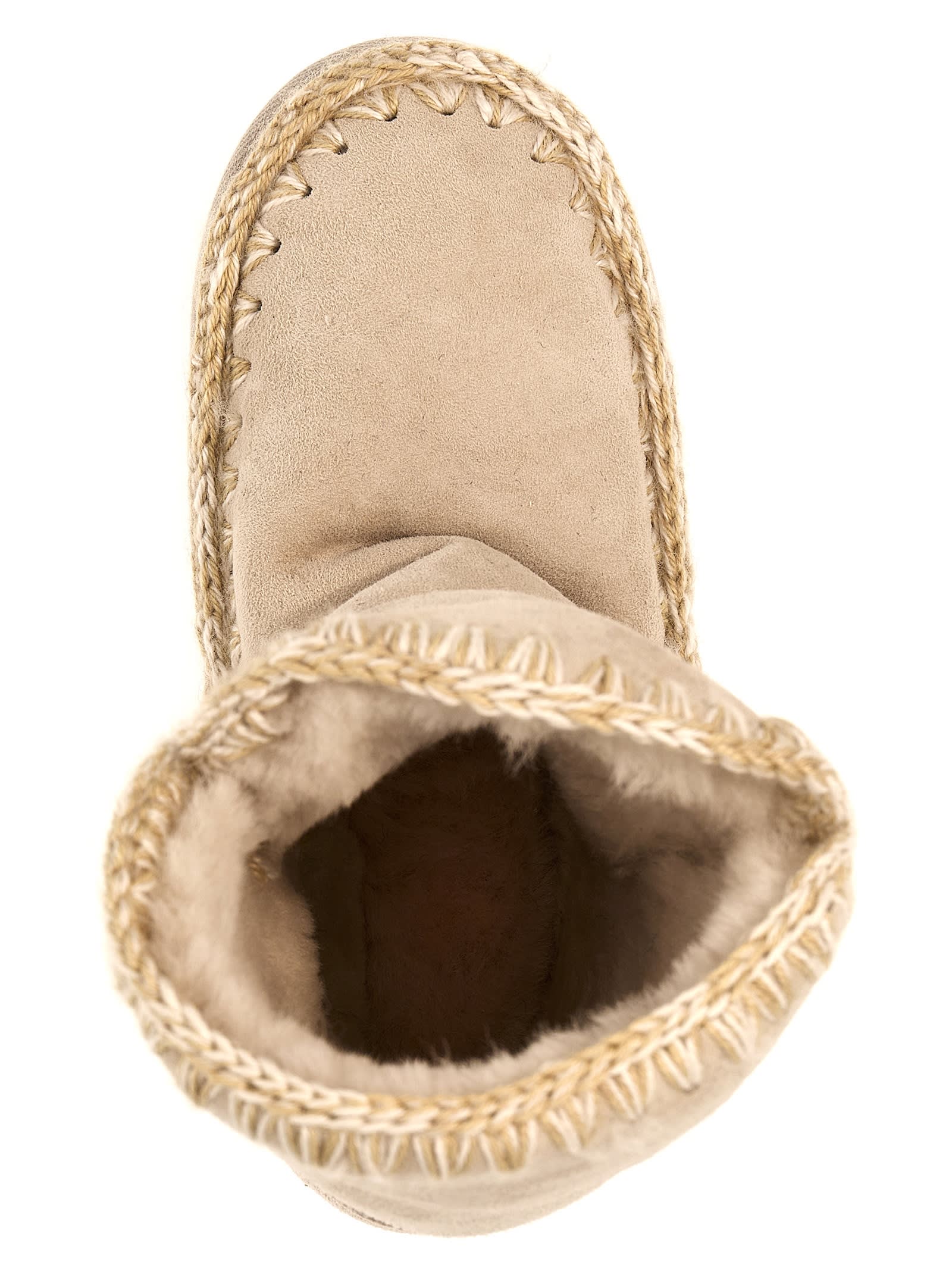 Mou Eskimo 24 Ankle Boots In Beige