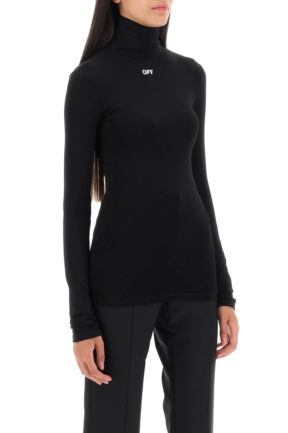 Off-White Sleek Holes long-sleeved Top - Farfetch