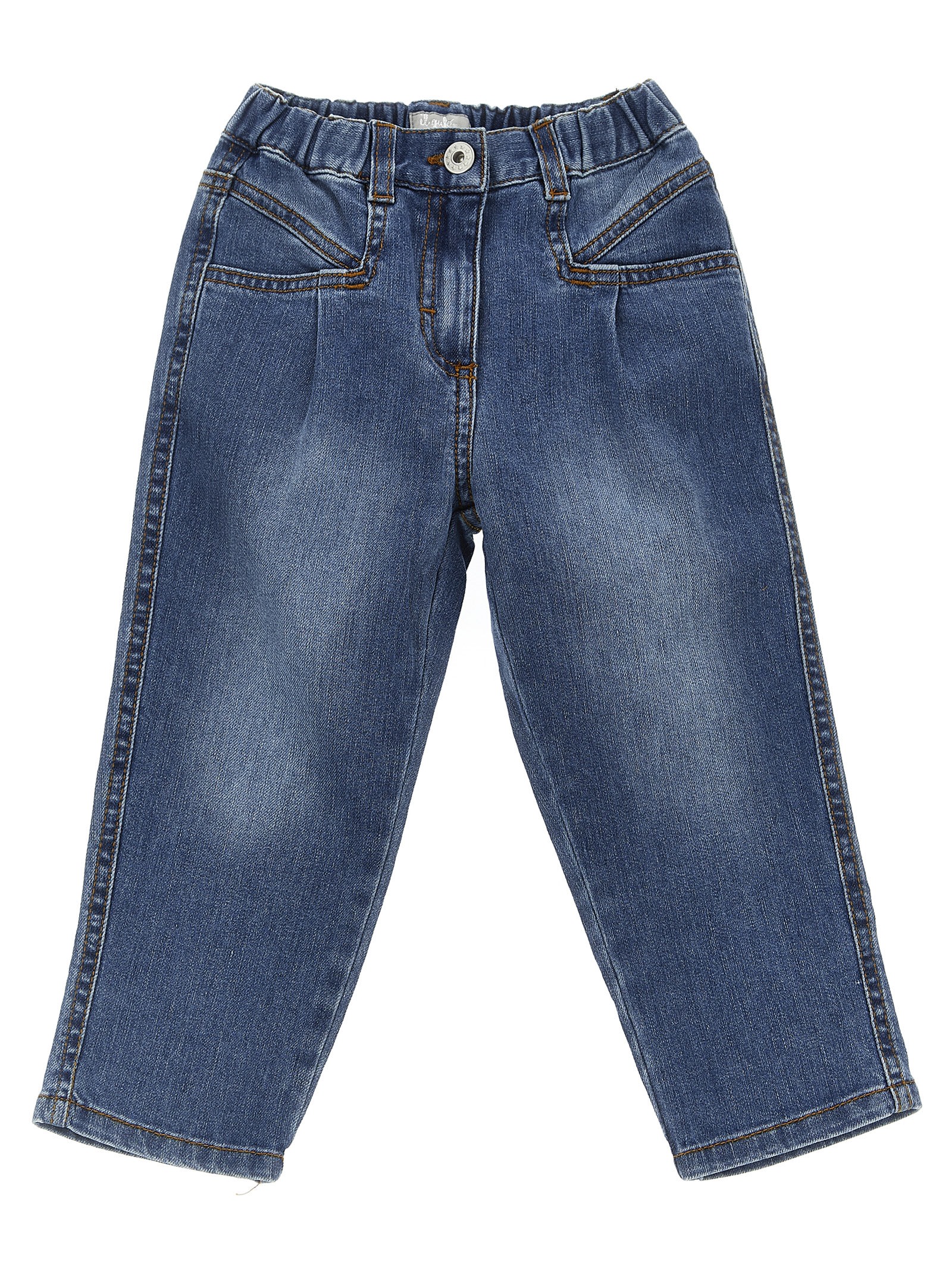 Il Gufo Baggy-cut Denim Jeans In Blue