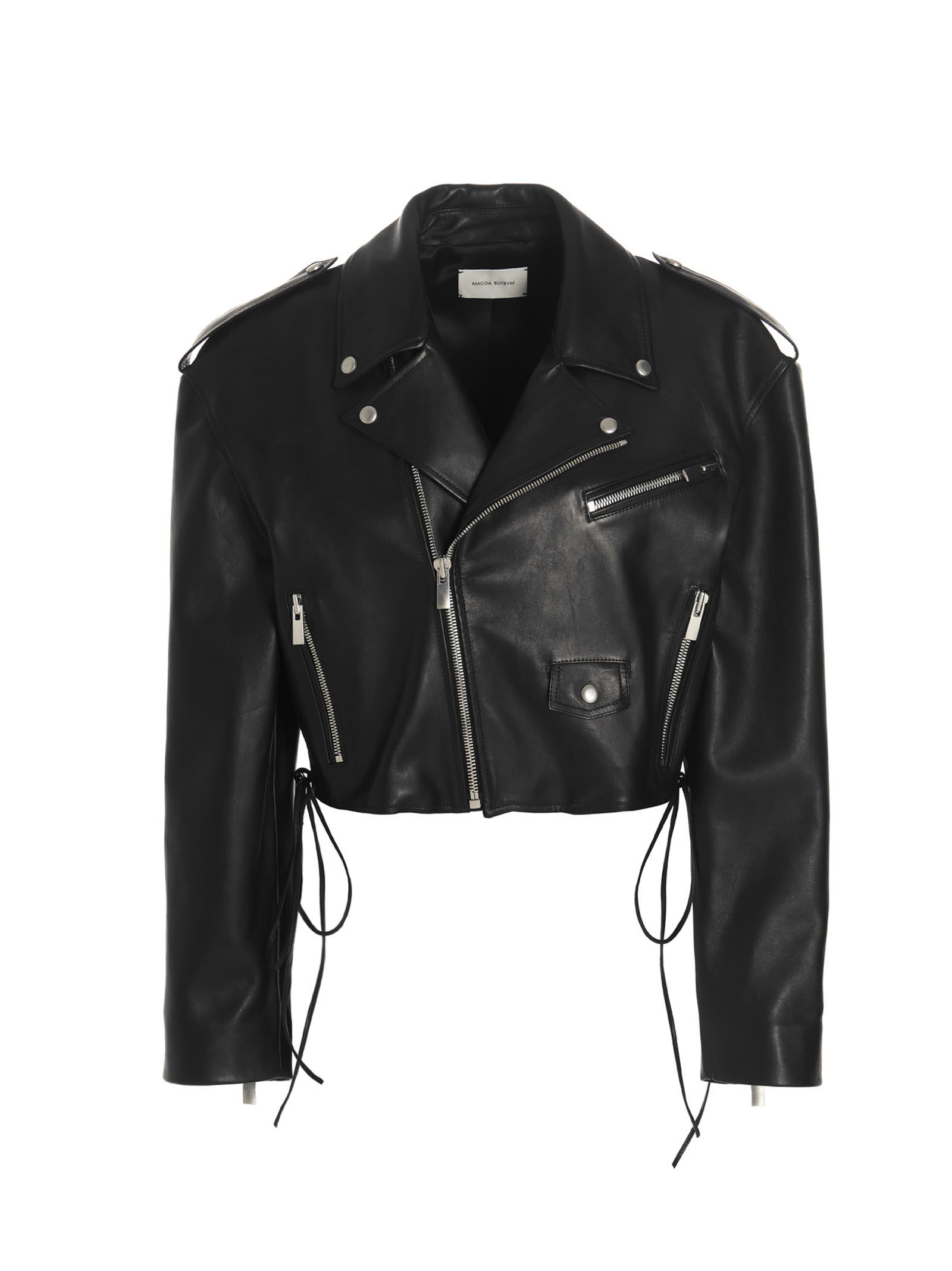 Cropped Biker Jacket