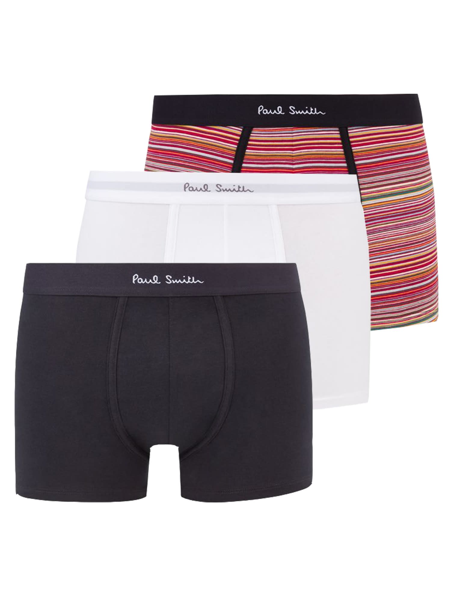 Shop Paul Smith Pack Of Three Boxers  In Multicolor