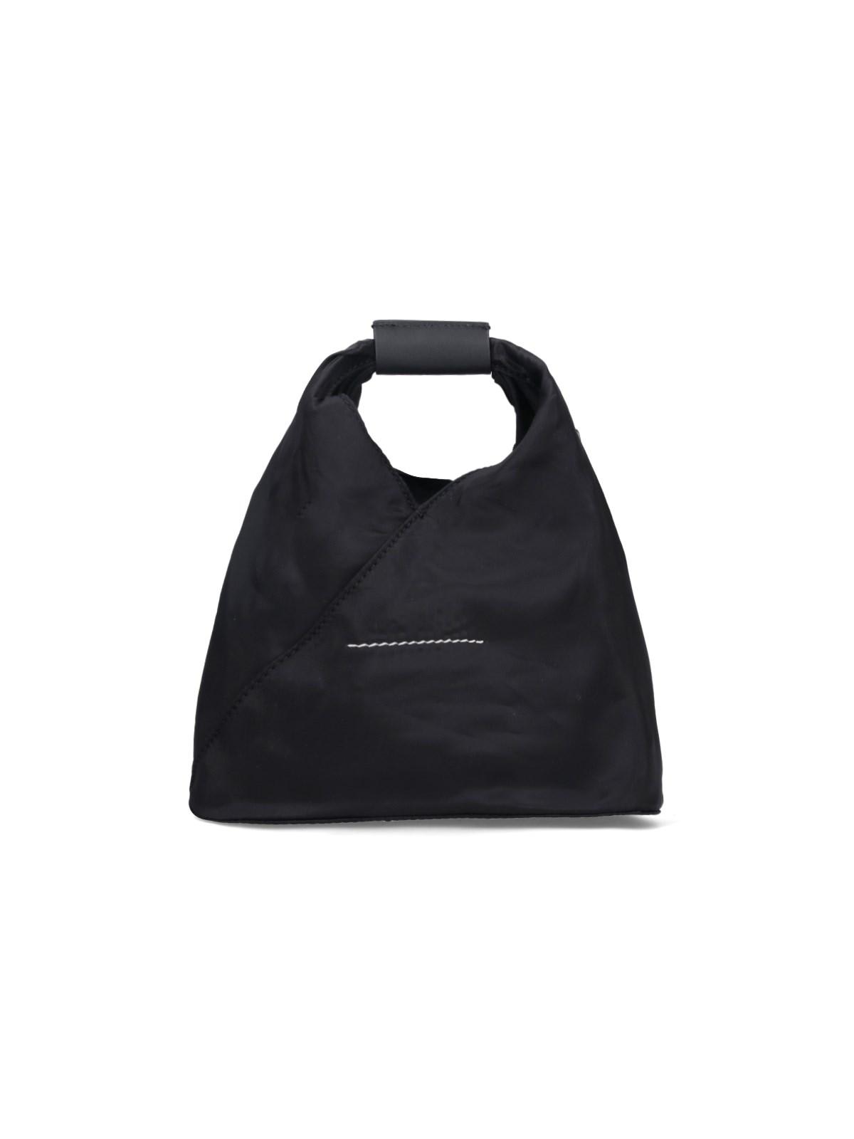 Shop Mm6 Maison Margiela Japanese Small Tote Bag In Black