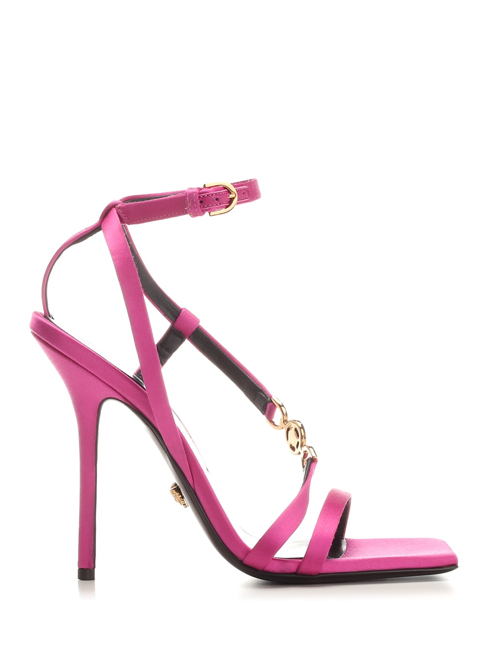 Versace High Heel Satin Sandals