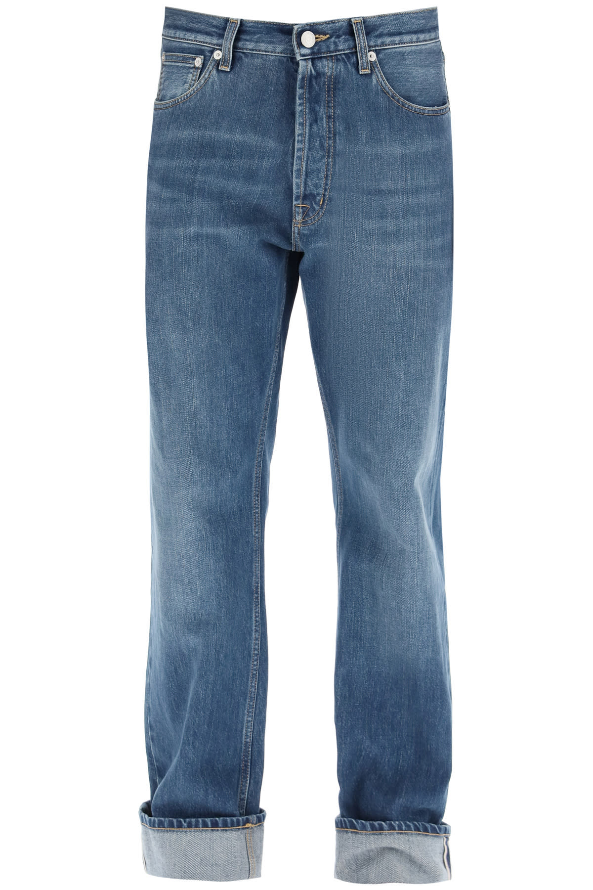 Alexander McQueen Jeans With Decorative Selvedge