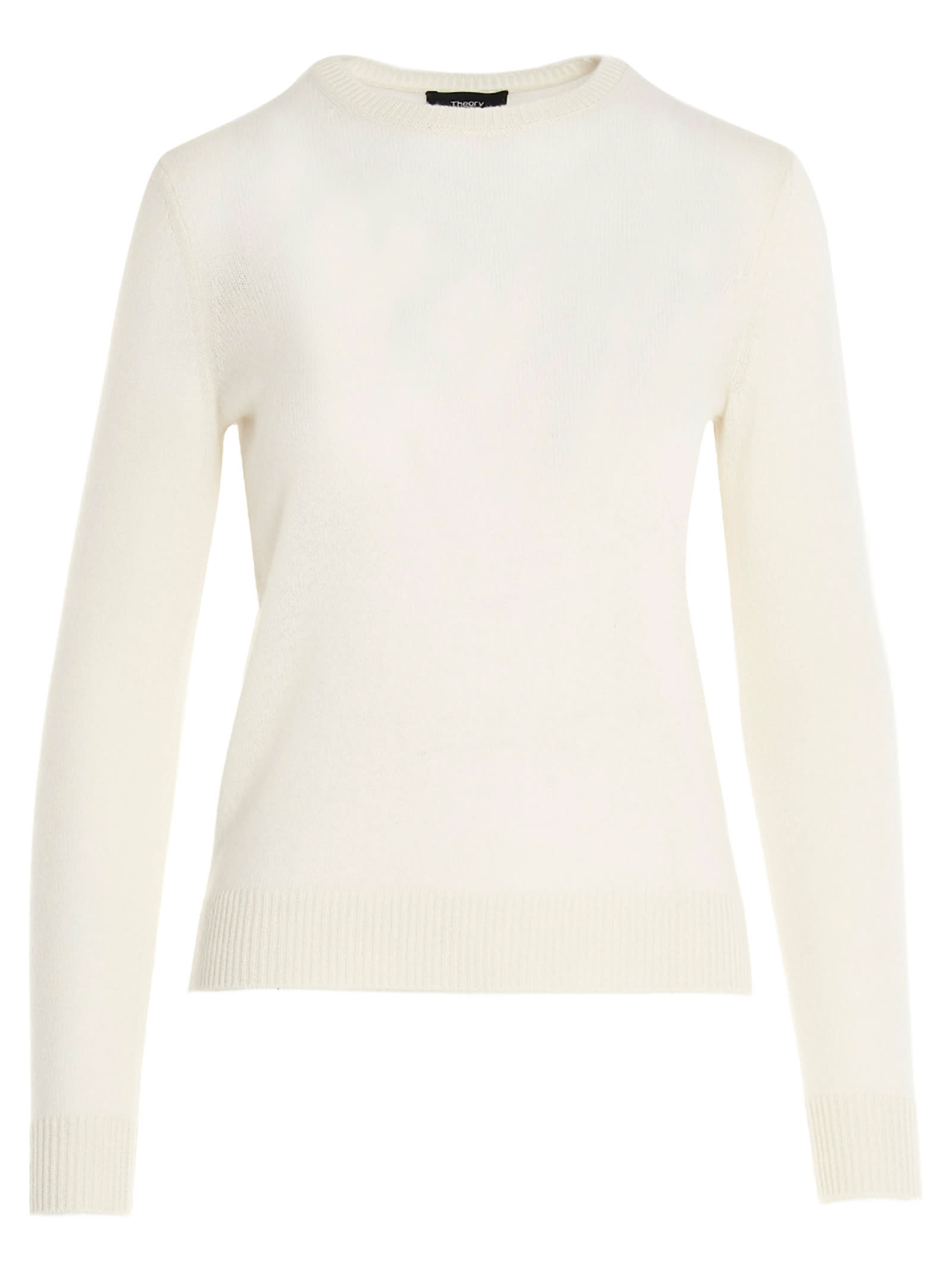 Shop Theory Cashmere Sweater In White