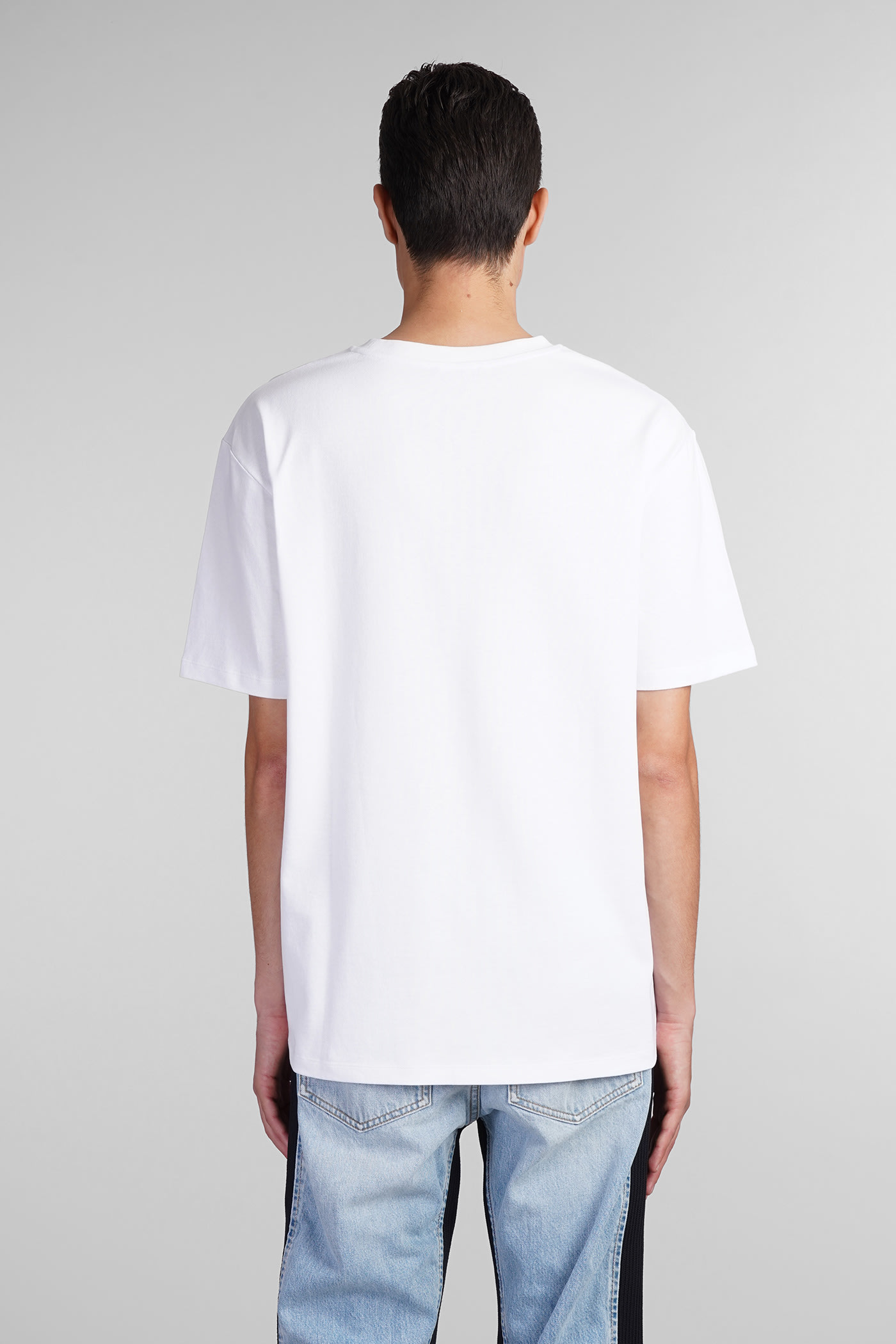 Shop Balmain T-shirt In White Cotton