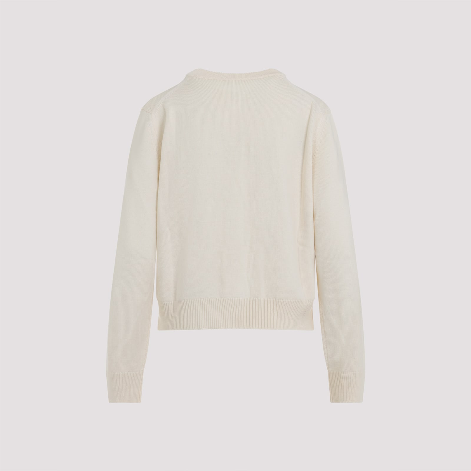 Jil Sander Long Sleeves Cardigan Velvet Embroidery In Gray