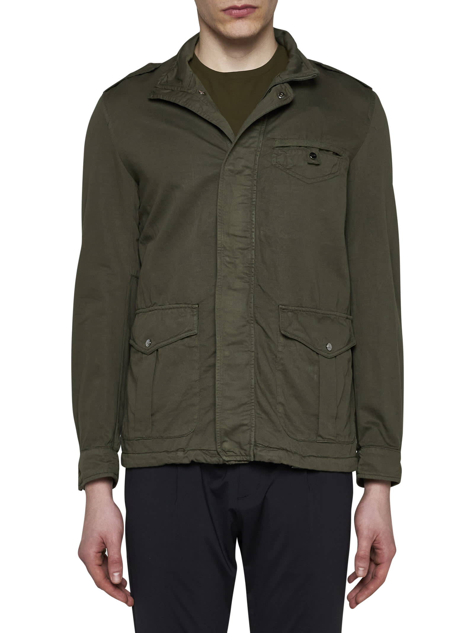 Shop Herno Jacket In Green