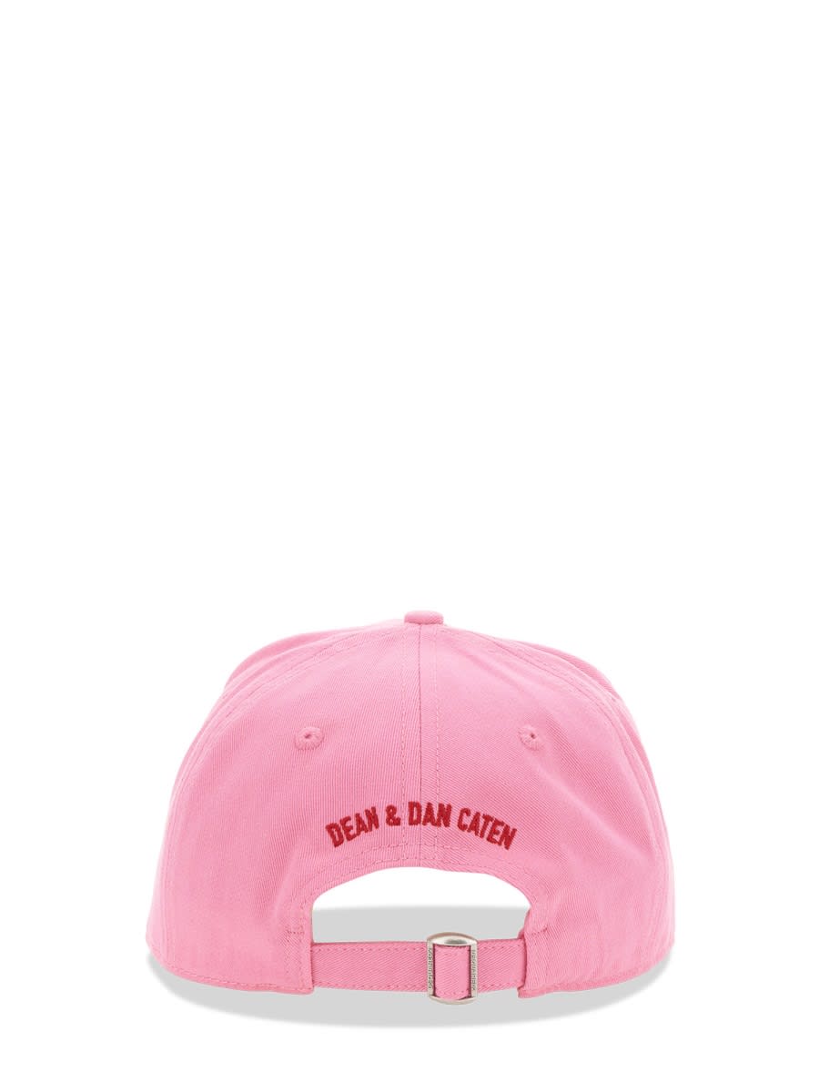 Shop Dsquared2 Baseball Cap In Pink