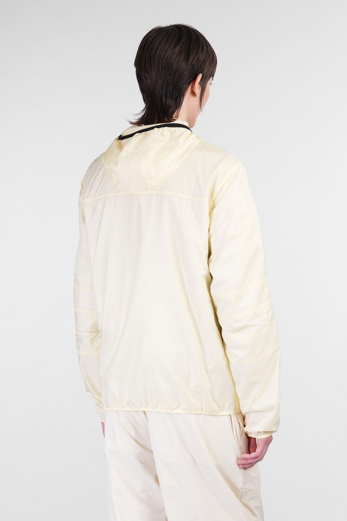 Shop Autry Casual Jacket In Yellow Nylon