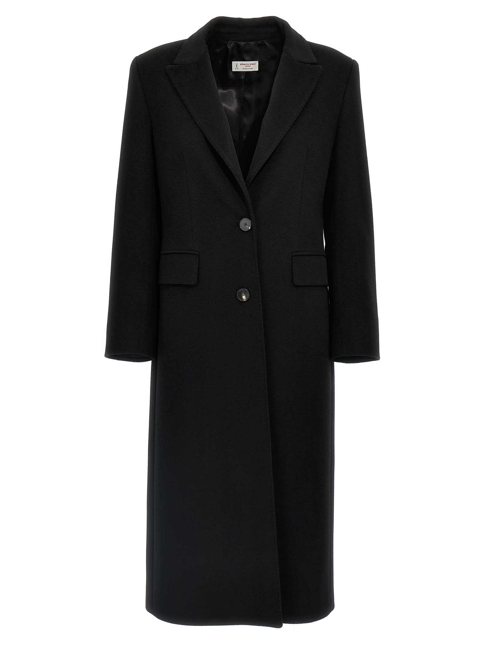 ALBERTO BIANI SINGLE-BREASTED COAT 