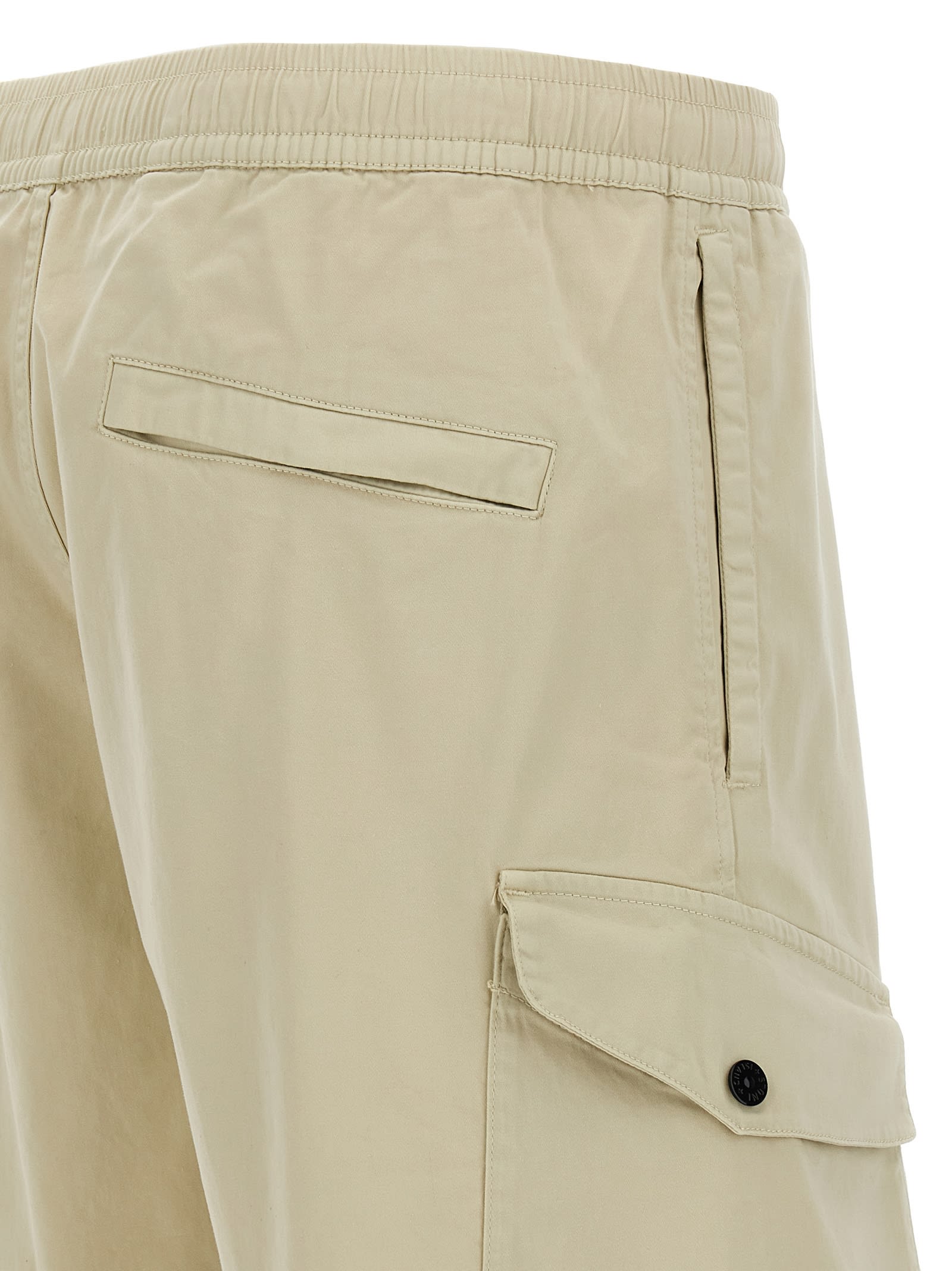 Stone Island Badge Logo Cargo Shorts