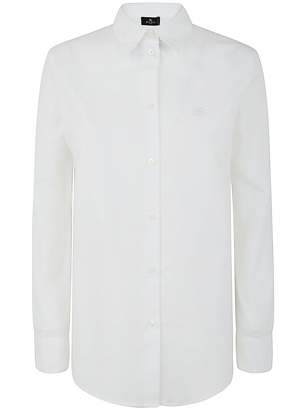 Shop Etro Oxford Shirt In White