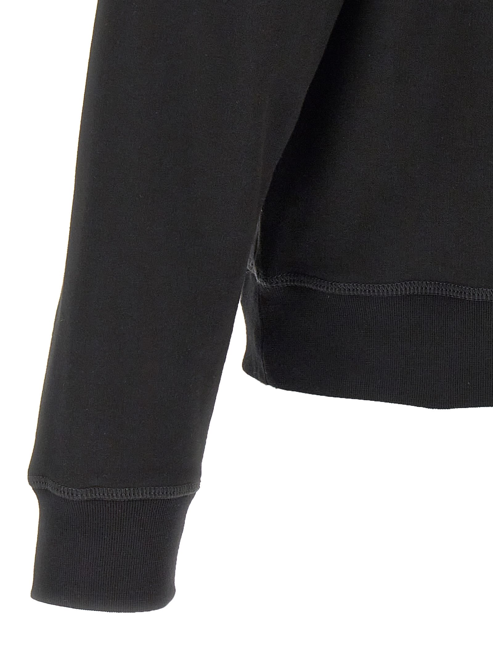 Dsquared2 Man Sweatshirt Black Size L Cotton In Black