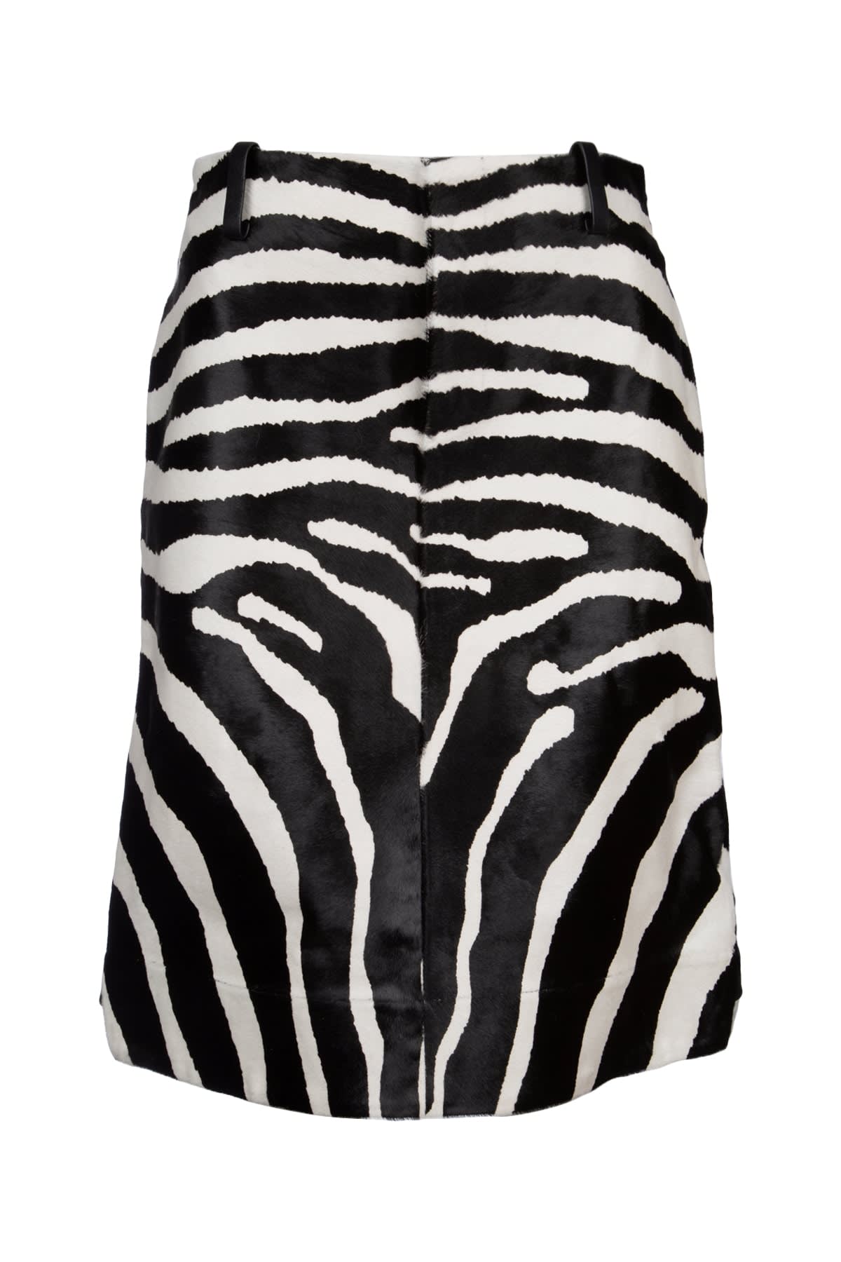 Shop Jacquemus La Jupe Tozzi In Blackandwhitezebra