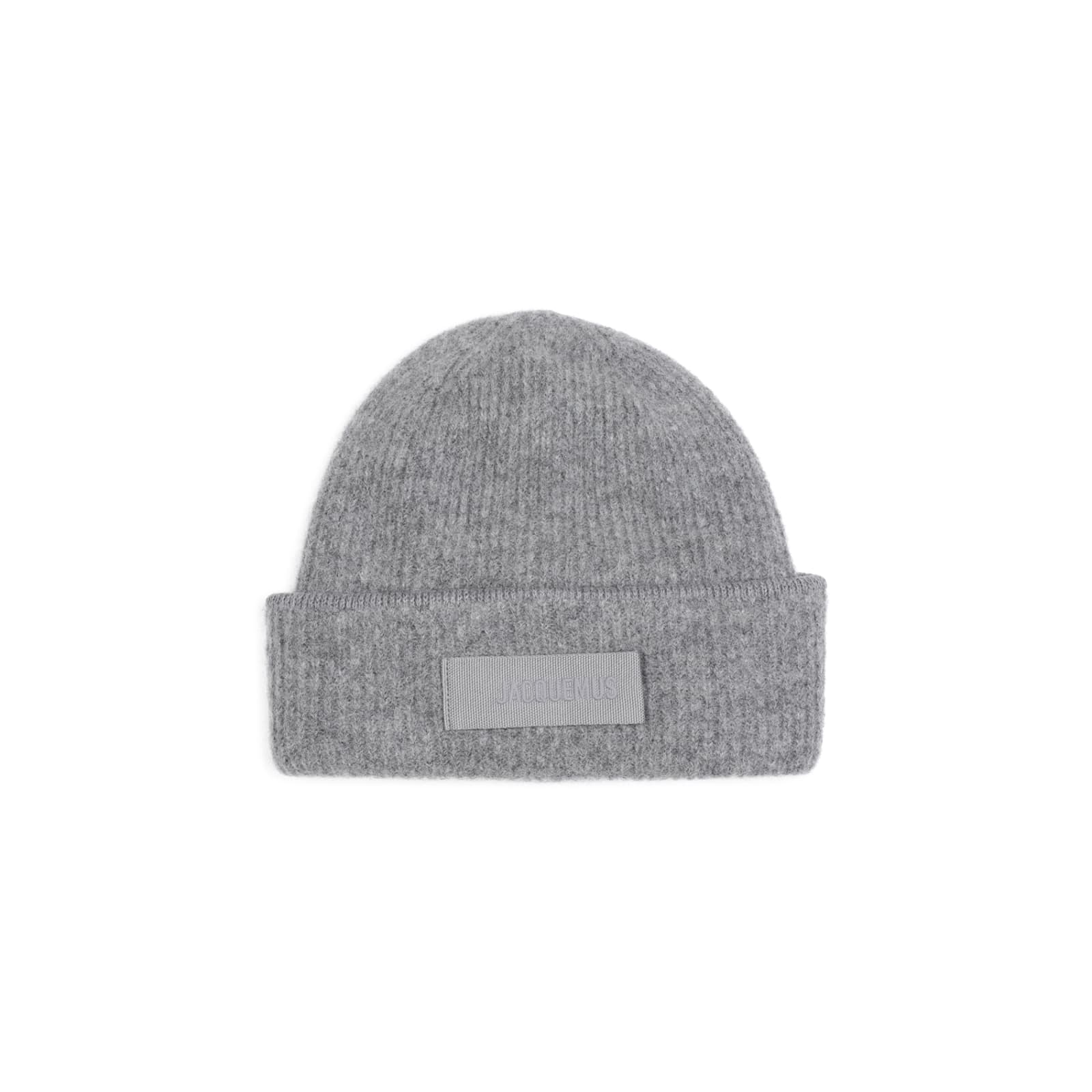 Jacquemus Le Bonnet Gros Grain Hat In Gray