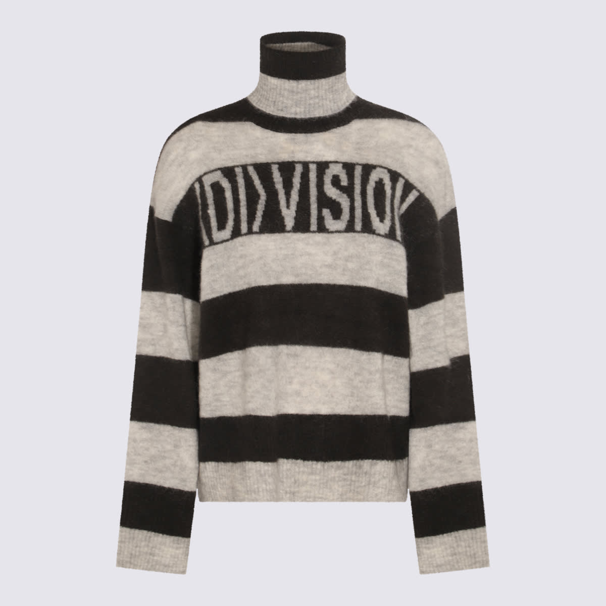 Shop (d)ivision Multicolor Wool Knitwear In Grey Black