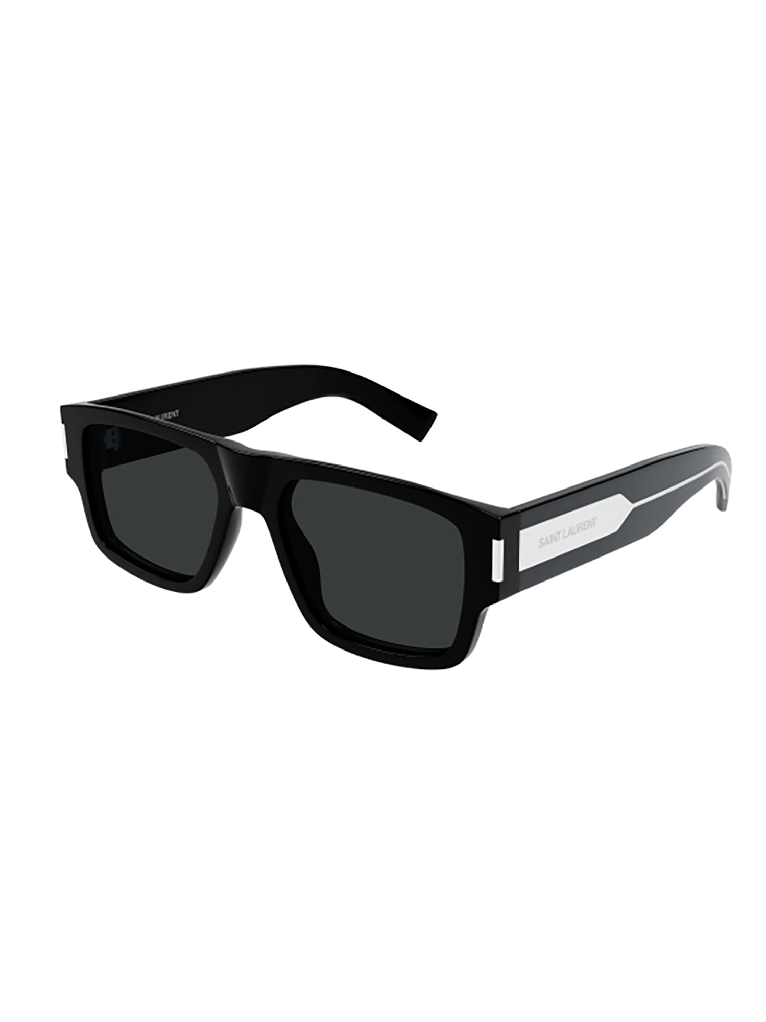 Shop Saint Laurent Sl 659 Sunglasses In Black Crystal Black
