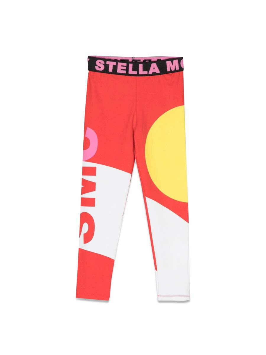 Shop Stella Mccartney Leggings In Multicolour