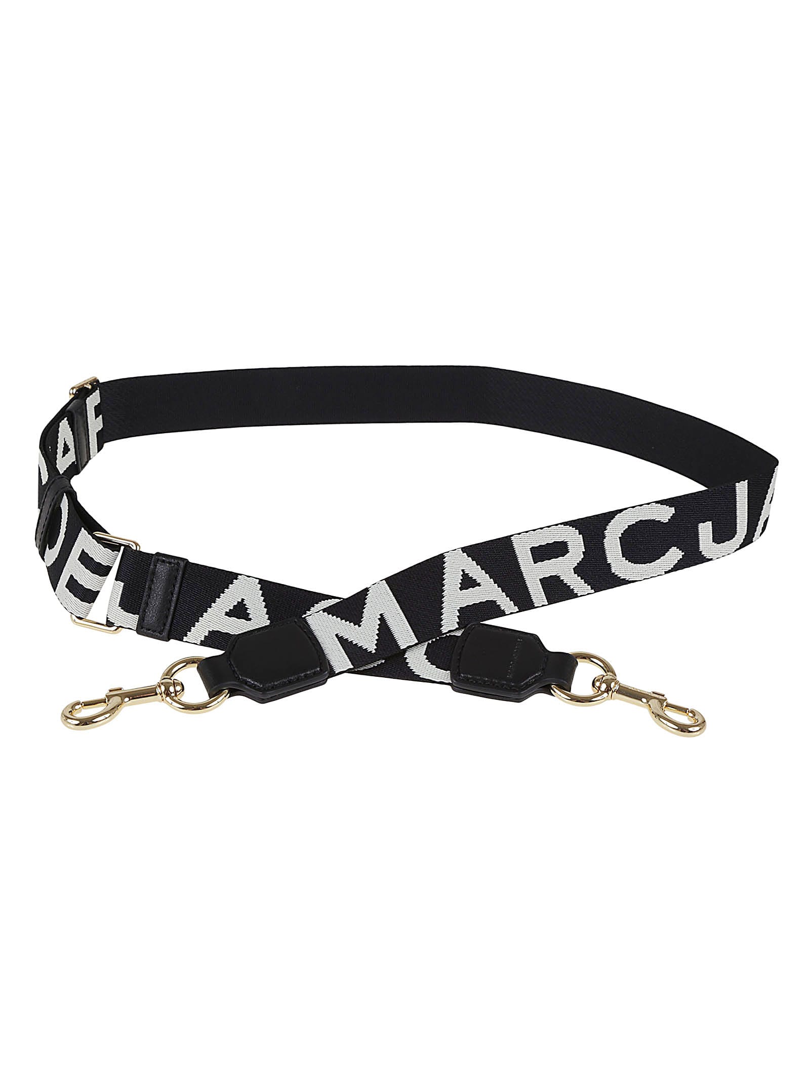 Marc Jacobs The Thin Strap Shoulder Strap In Black White