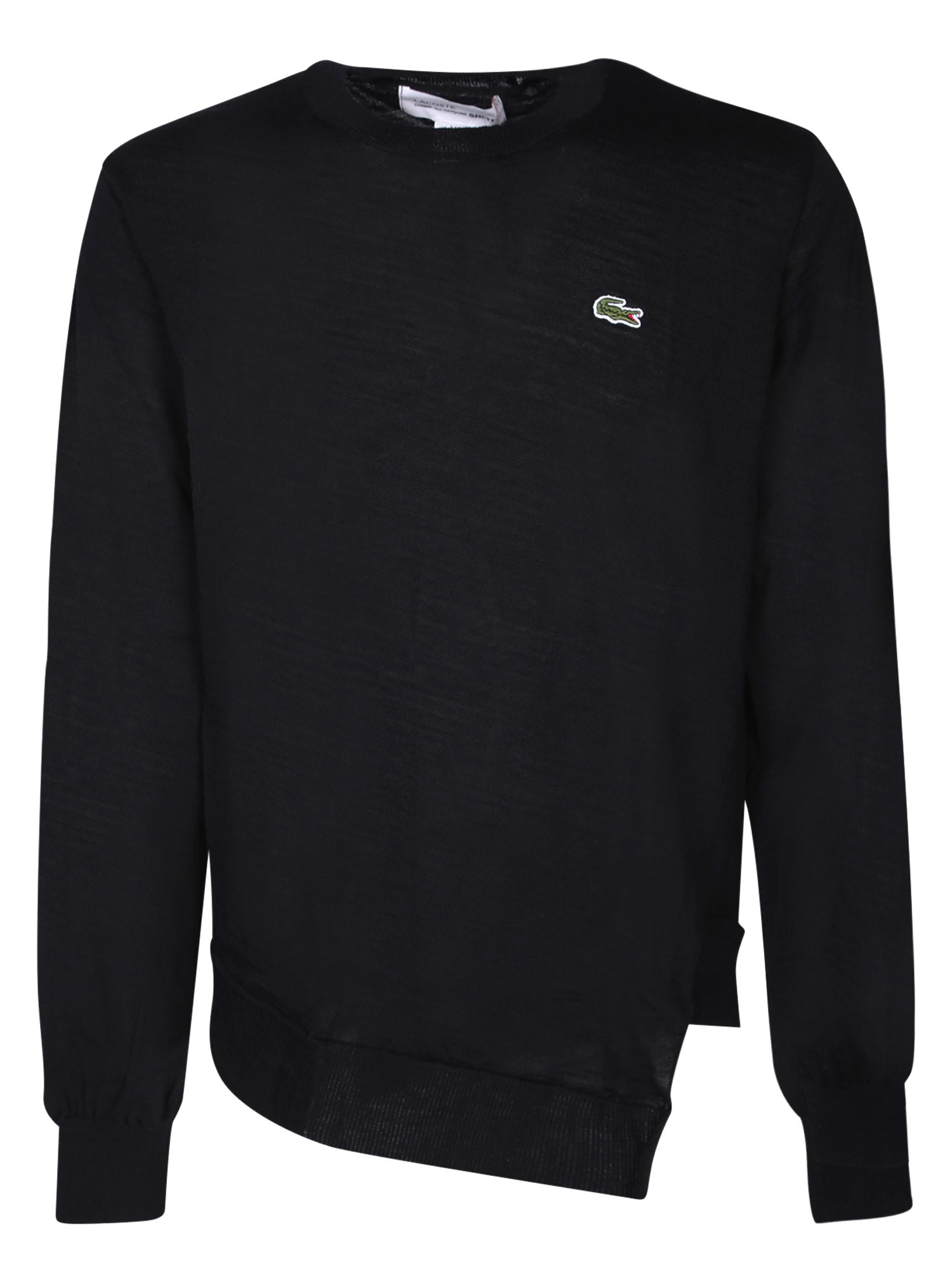 Comme des Garçons Shirt Asymmetric Black Pullover